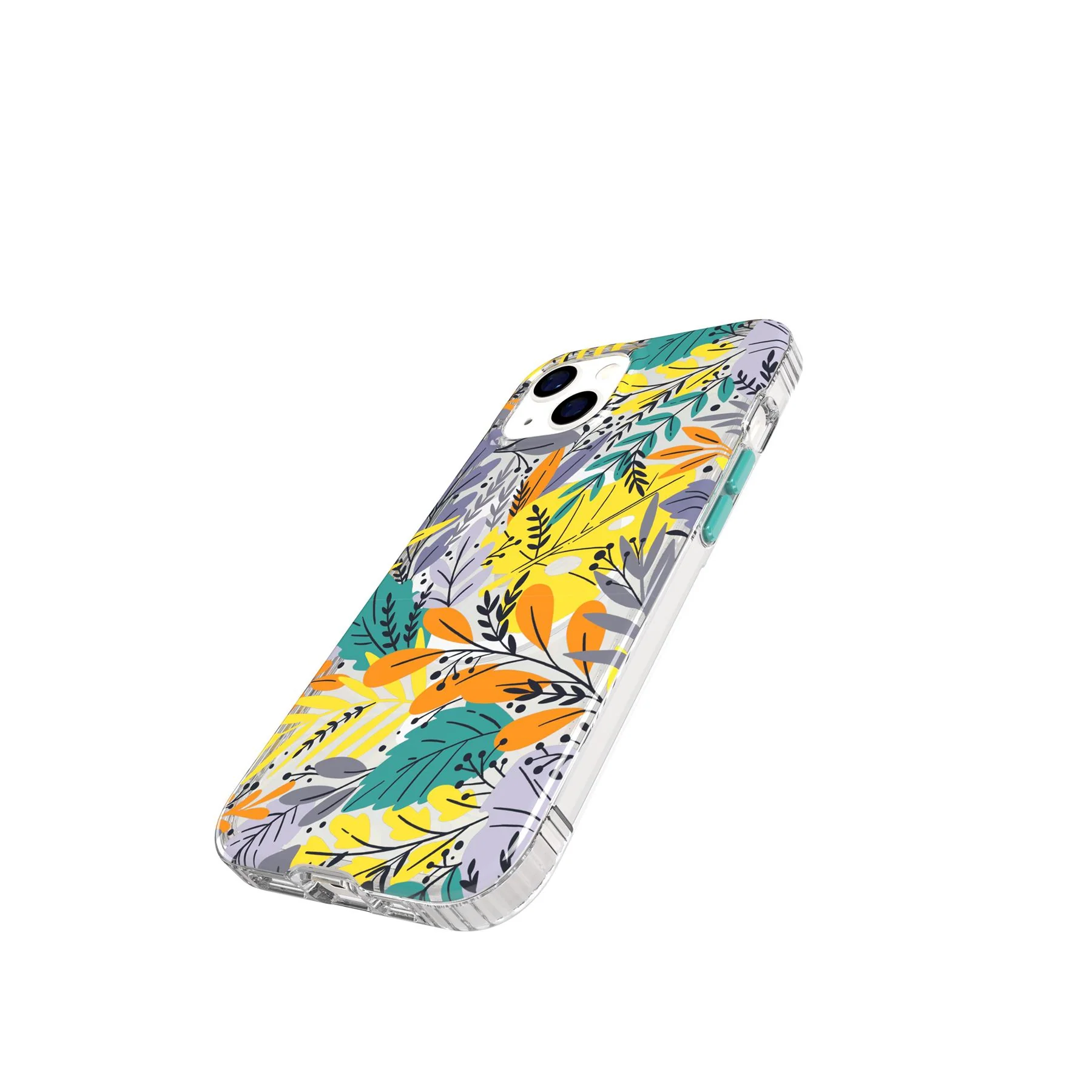 EvoArt - Apple iPhone 13 Case MagSafe Compatible - Green Leaf - Image 3