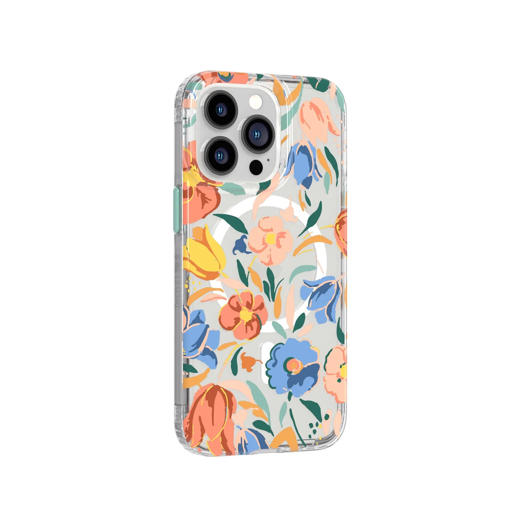 EvoArt - Apple iPhone 13 Pro Case MagSafe Compatible - Peach Tulip - Image 5