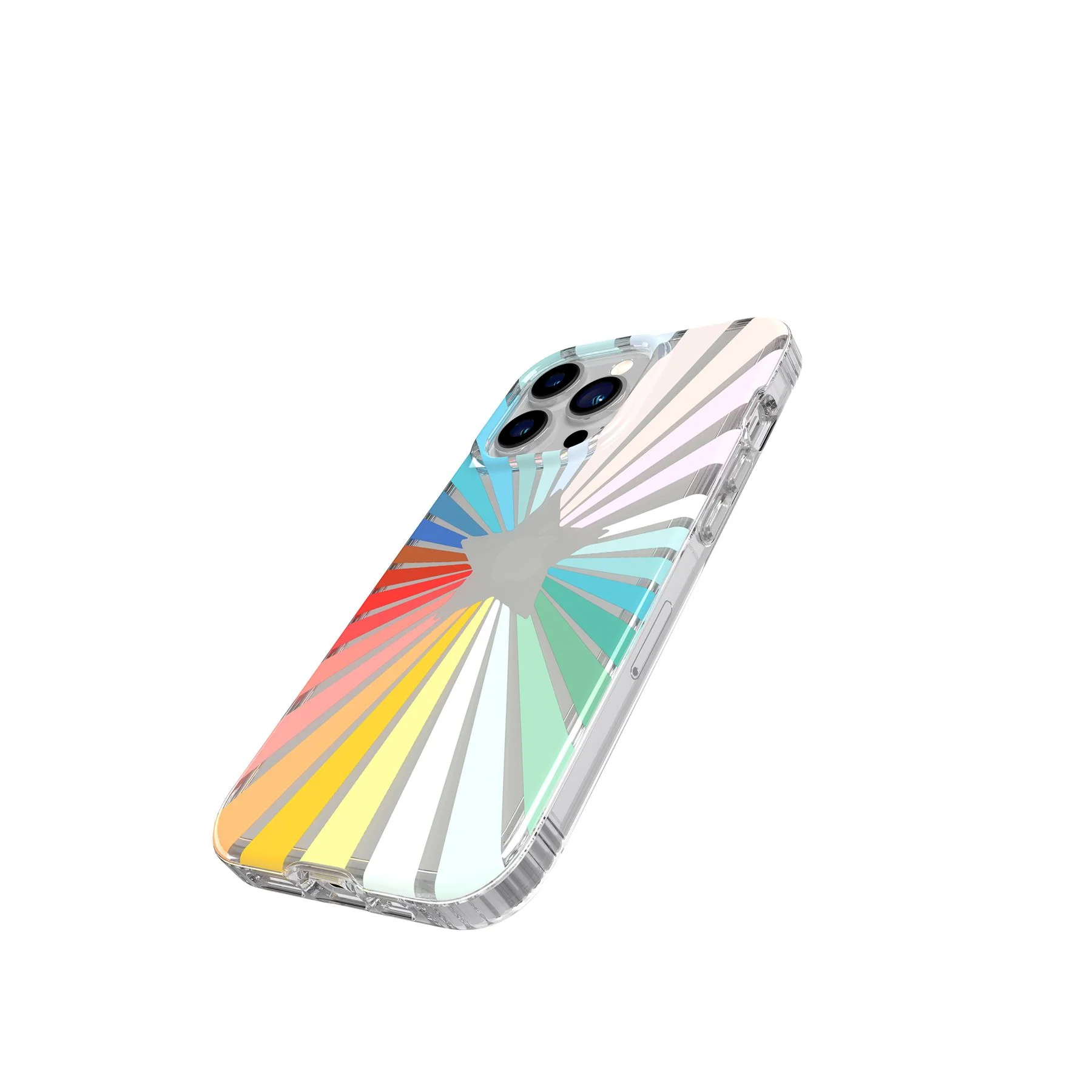 EvoArt - Apple iPhone 13 Pro Case - Rainbow Sunburst - Image 3