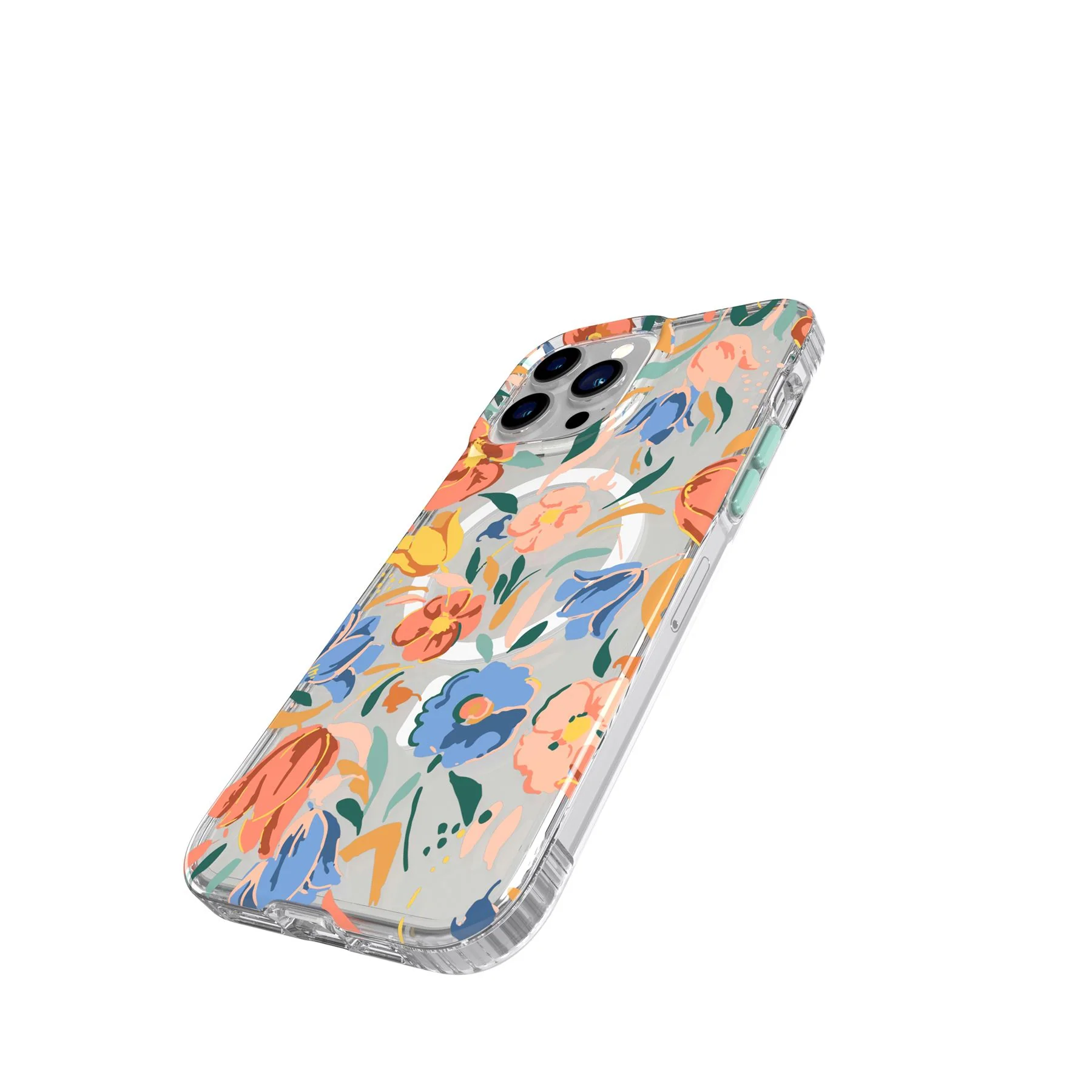 EvoArt - Apple iPhone 13 Pro Max Case MagSafe Compatible - Peach Tulip - Image 3