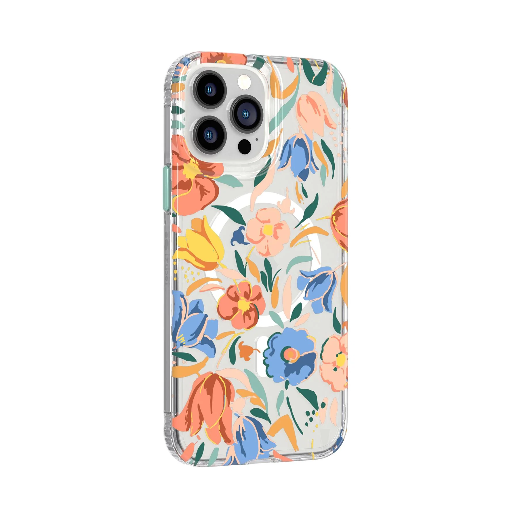 EvoArt - Apple iPhone 13 Pro Max Case MagSafe Compatible - Peach Tulip - Image 5