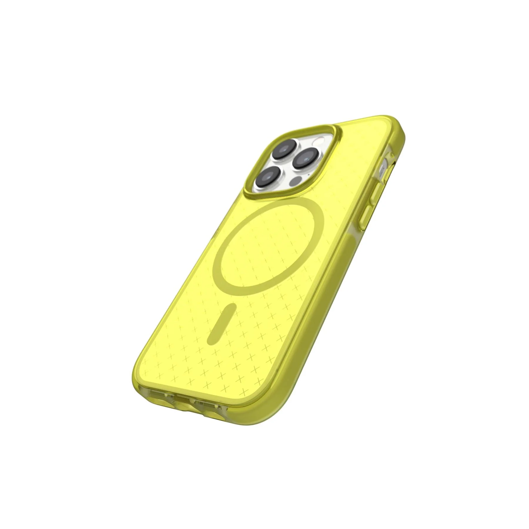 EvoCheck - Apple iPhone 14 Pro Case MagSafe Compatible - Acid Yellow - Image 3