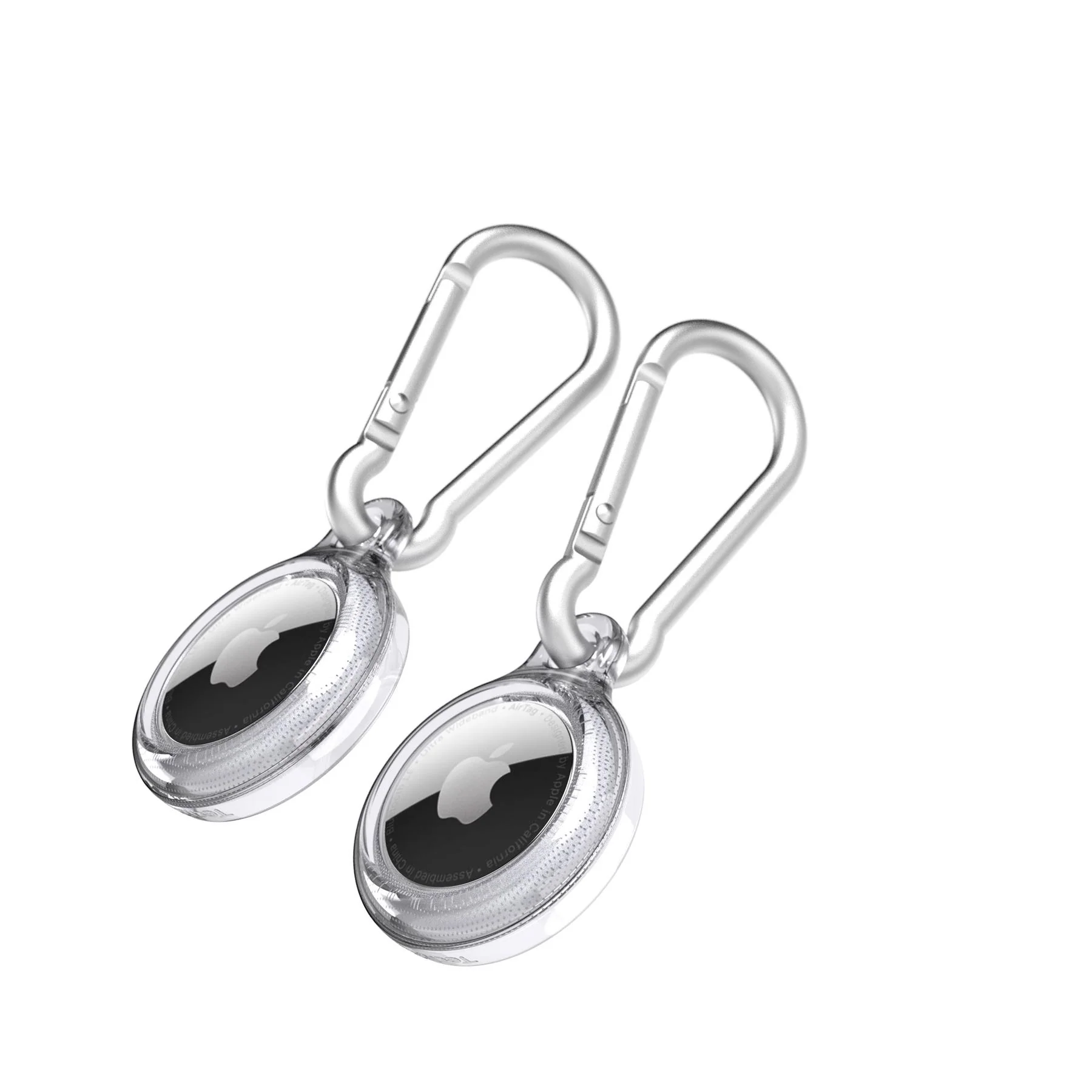 EvoClear - Apple AirTag Case Bundle (x2) - Clear - Image 3