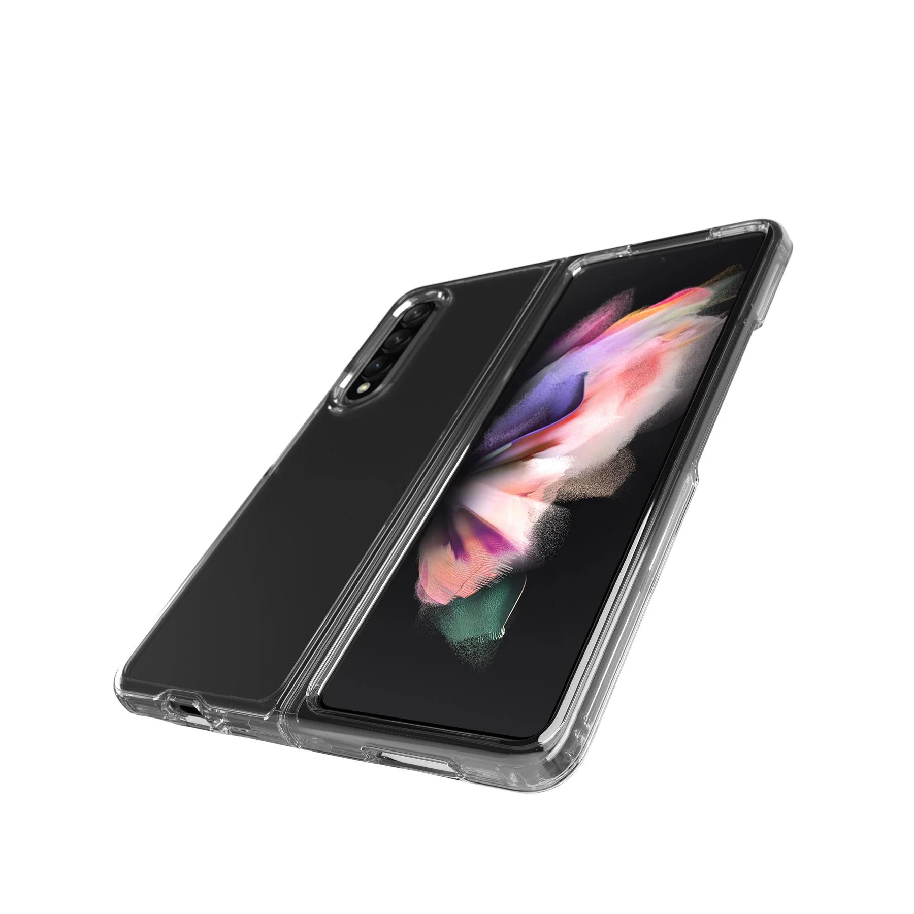 EvoClear - Samsung Galaxy Z Fold 3 Case - Clear - Image 3