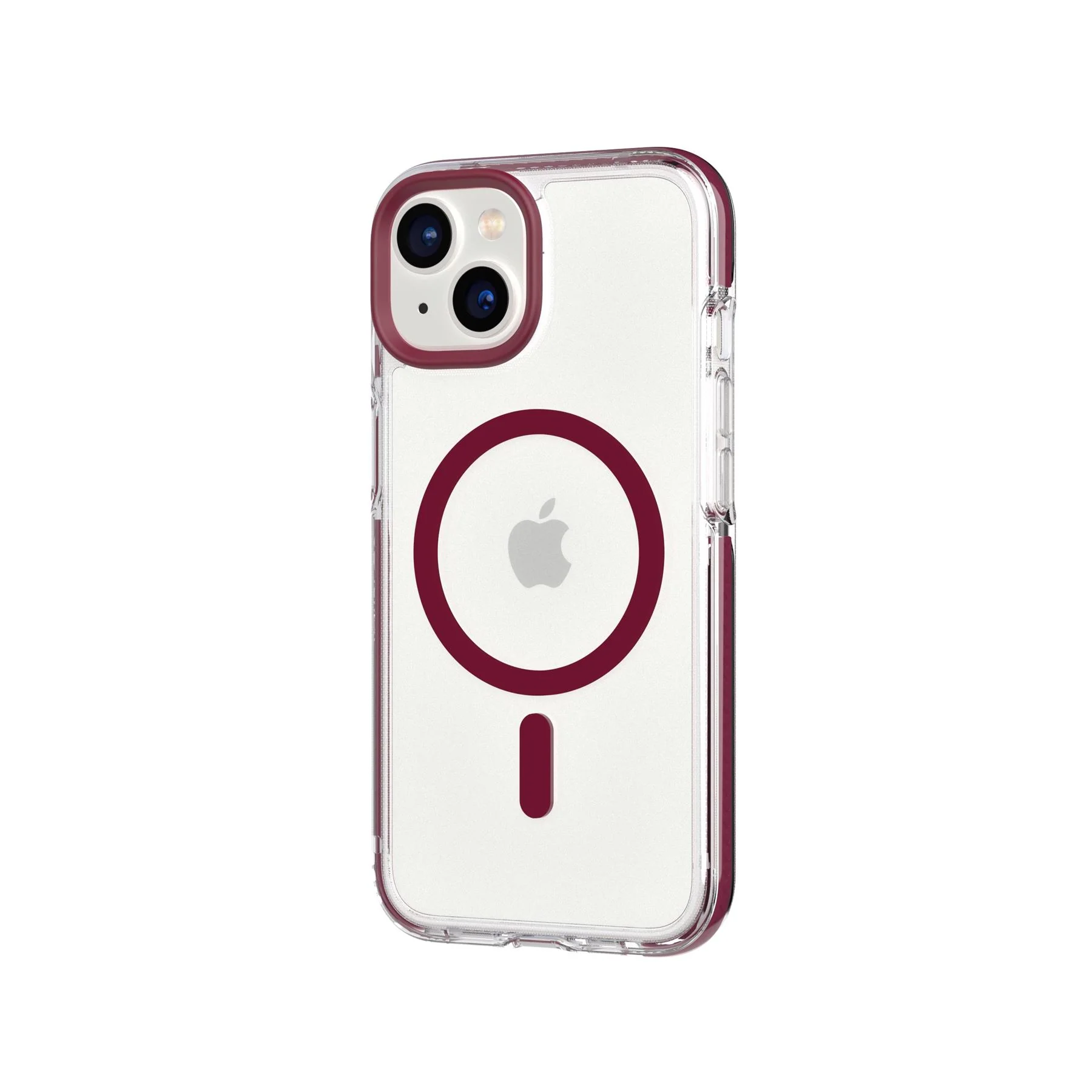 EvoCrystal MagSafe - Apple iPhone 17e/16e/15/14/13 Case - Clear/Burgundy - Image 5