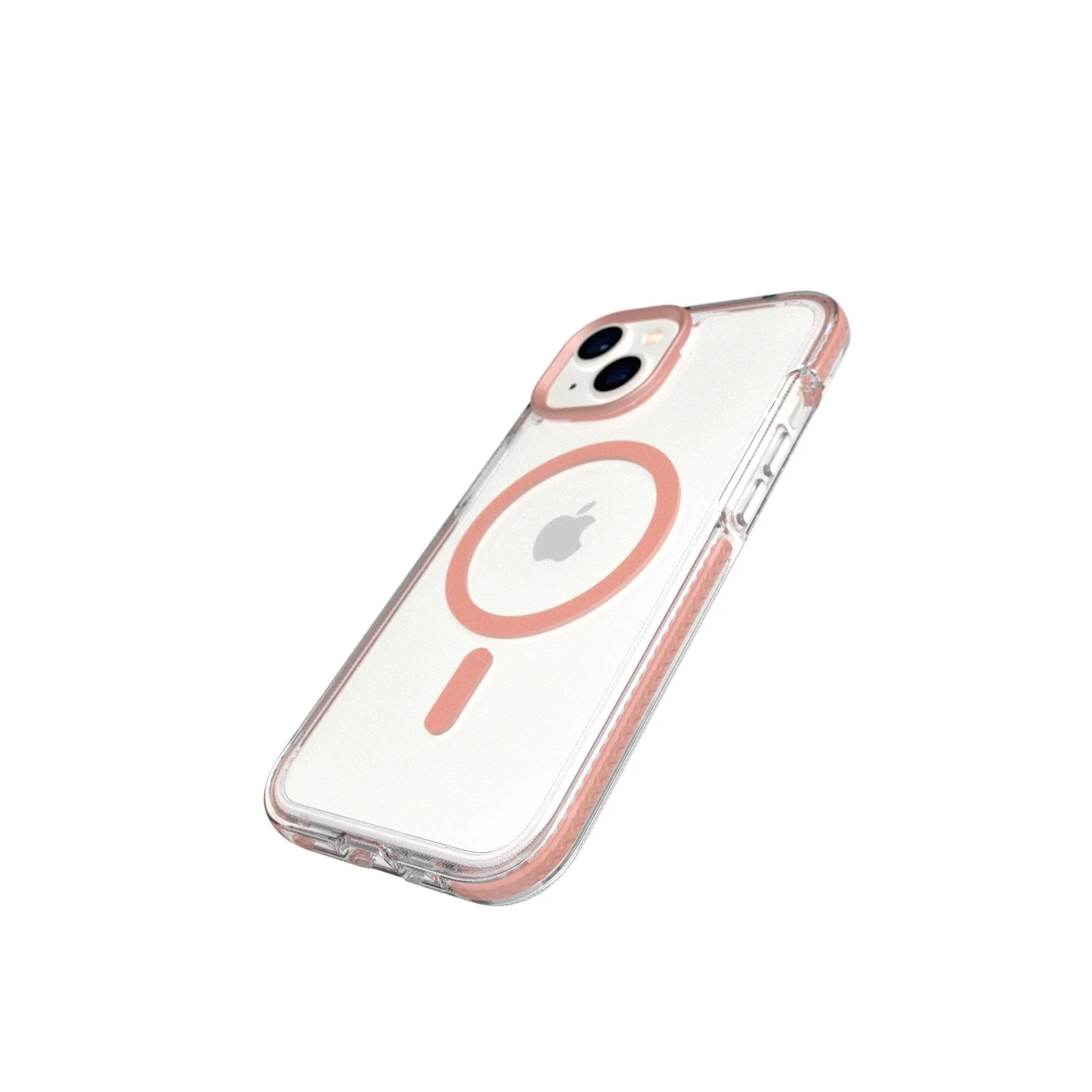 EvoCrystal MagSafe - Apple iPhone 17e/16e/15/14/13 Case - Clear/Rose Gold - Image 3