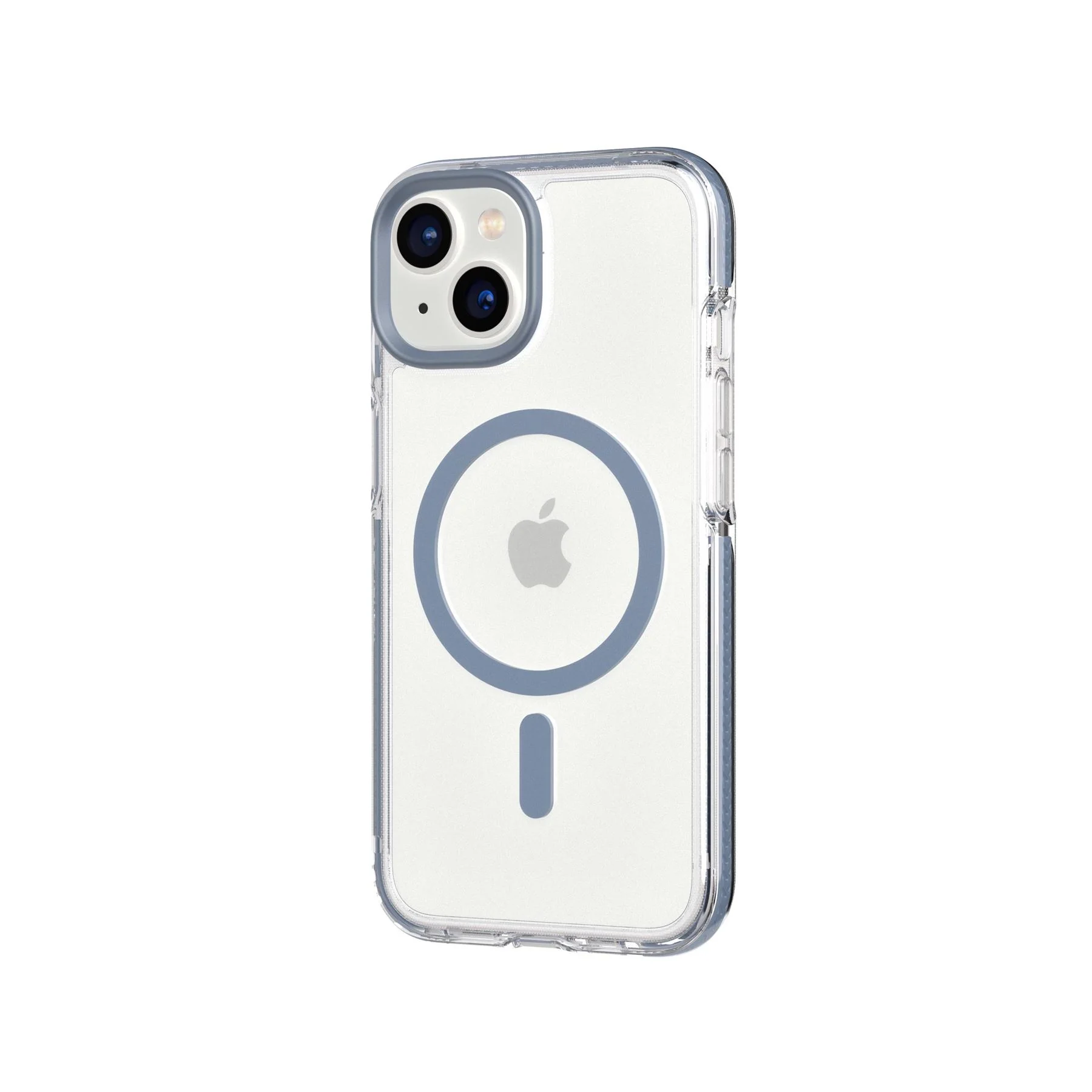 EvoCrystal MagSafe - Apple iPhone 17e/16e/15/14/13 Case - Clear/Steel Blue - Image 5