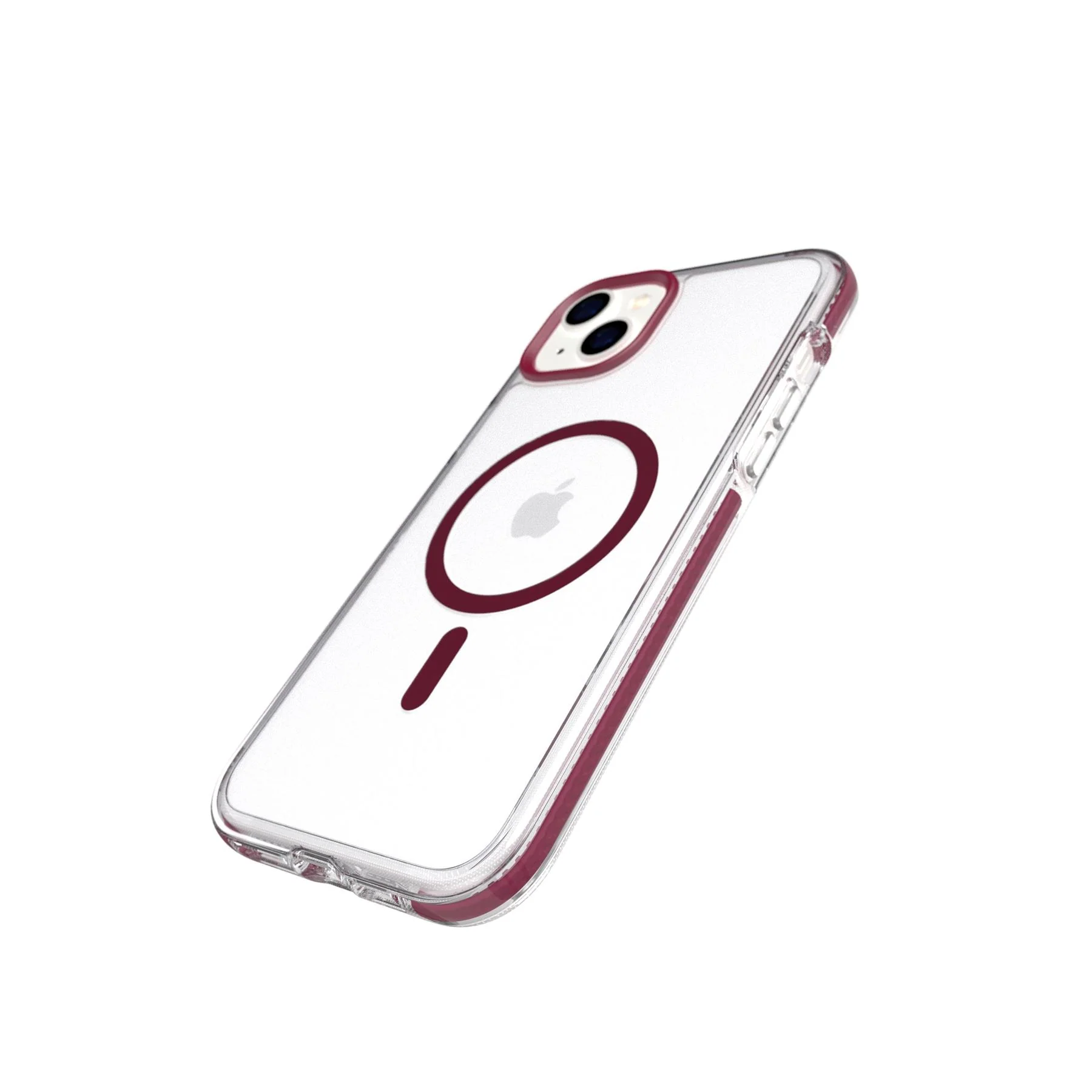 EvoCrystal - Apple iPhone 14 Plus Case MagSafe Compatible - Burgundy - Image 3