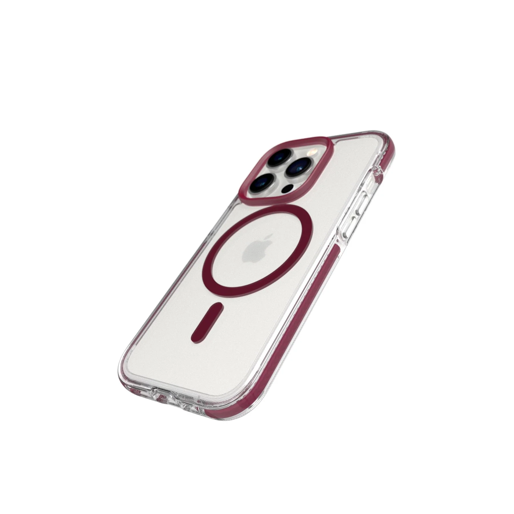 EvoCrystal - Apple iPhone 14 Pro Case MagSafe Compatible - Burgundy - Image 3