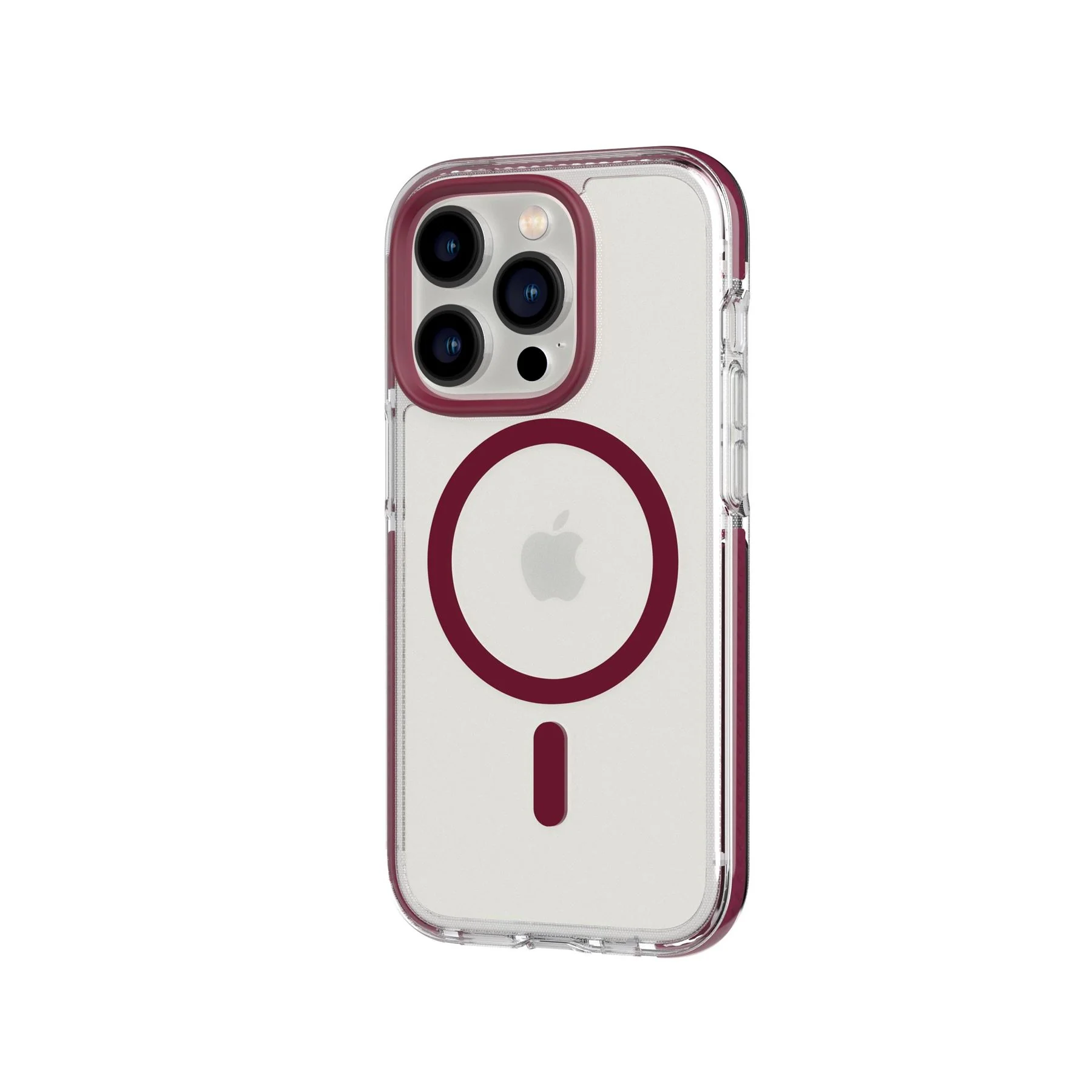 EvoCrystal - Apple iPhone 14 Pro Case MagSafe Compatible - Burgundy - Image 5