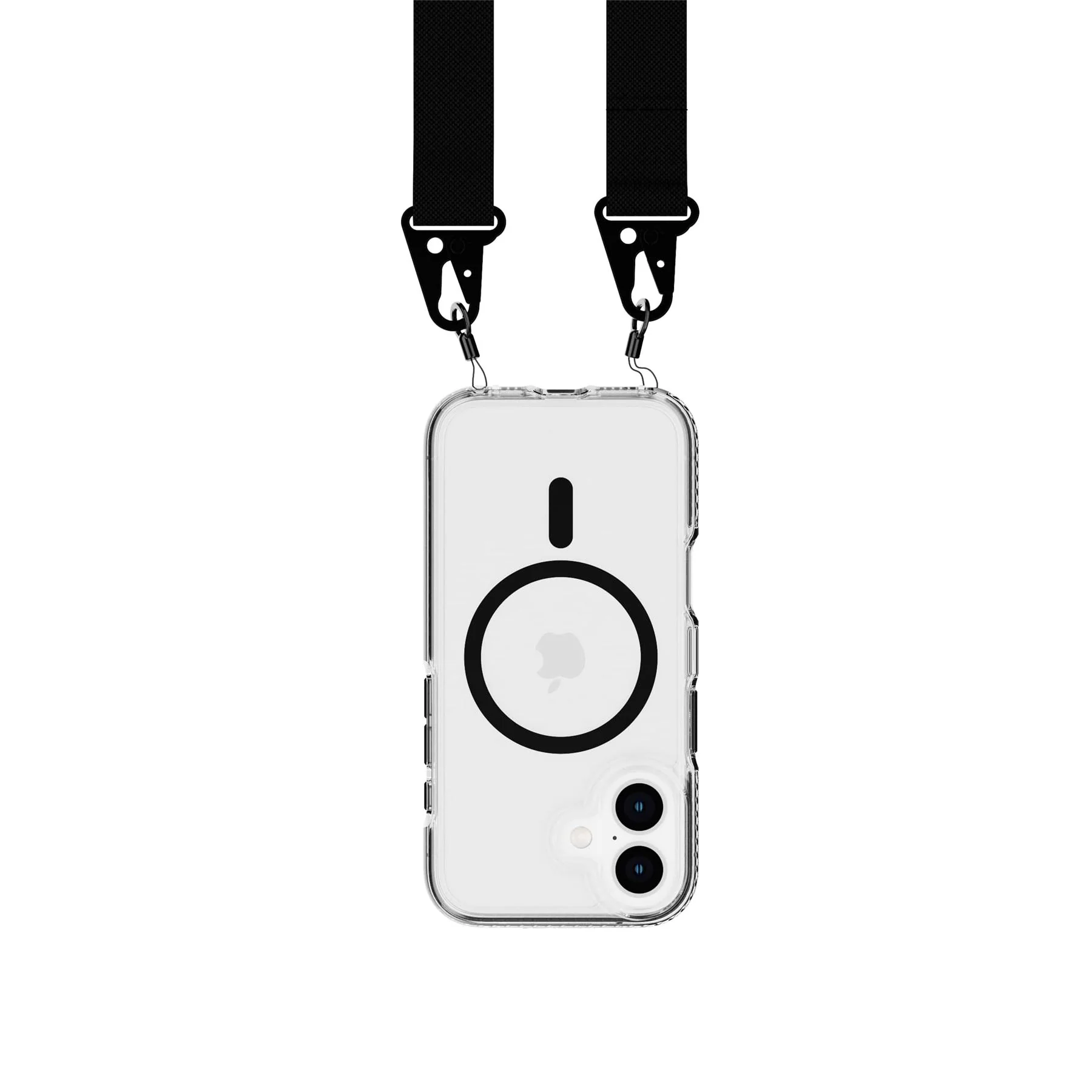 EvoCrystal - Apple iPhone 16 Case with Cross-Body -  Black - Image 2