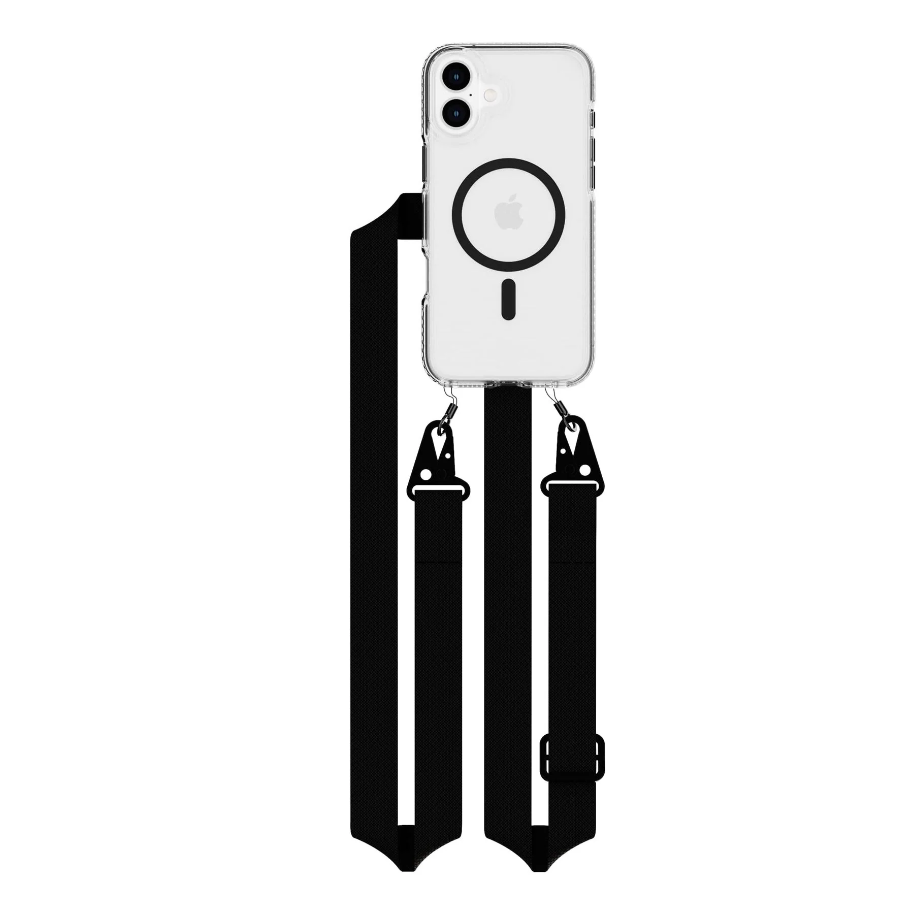 EvoCrystal - Apple iPhone 16 Plus Case with Cross-Body - Black - Image 4