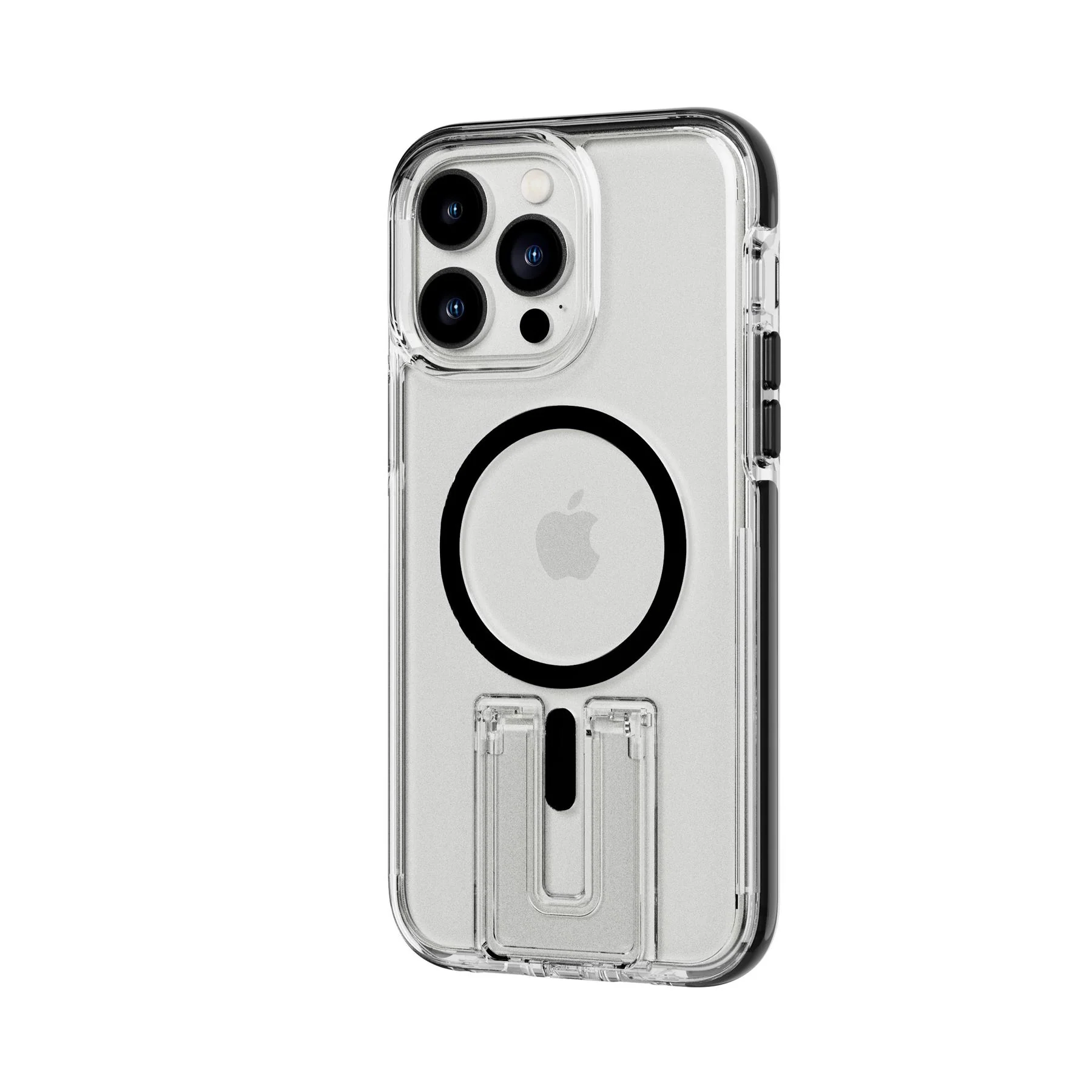 EvoCrystal Kick - Apple iPhone 14 Pro Max Case MagSafe Compatible - Clear Black - Image 7