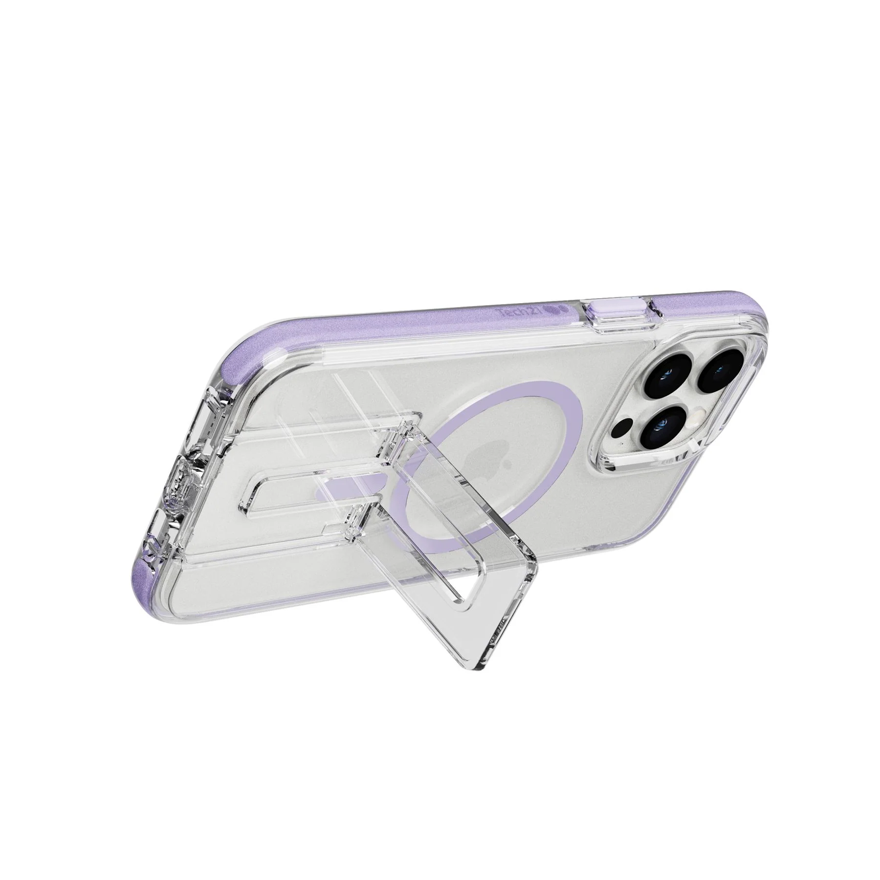 EvoCrystal Kick - Apple iPhone 14 Pro Max Case MagSafe Compatible - Lilac - Image 3