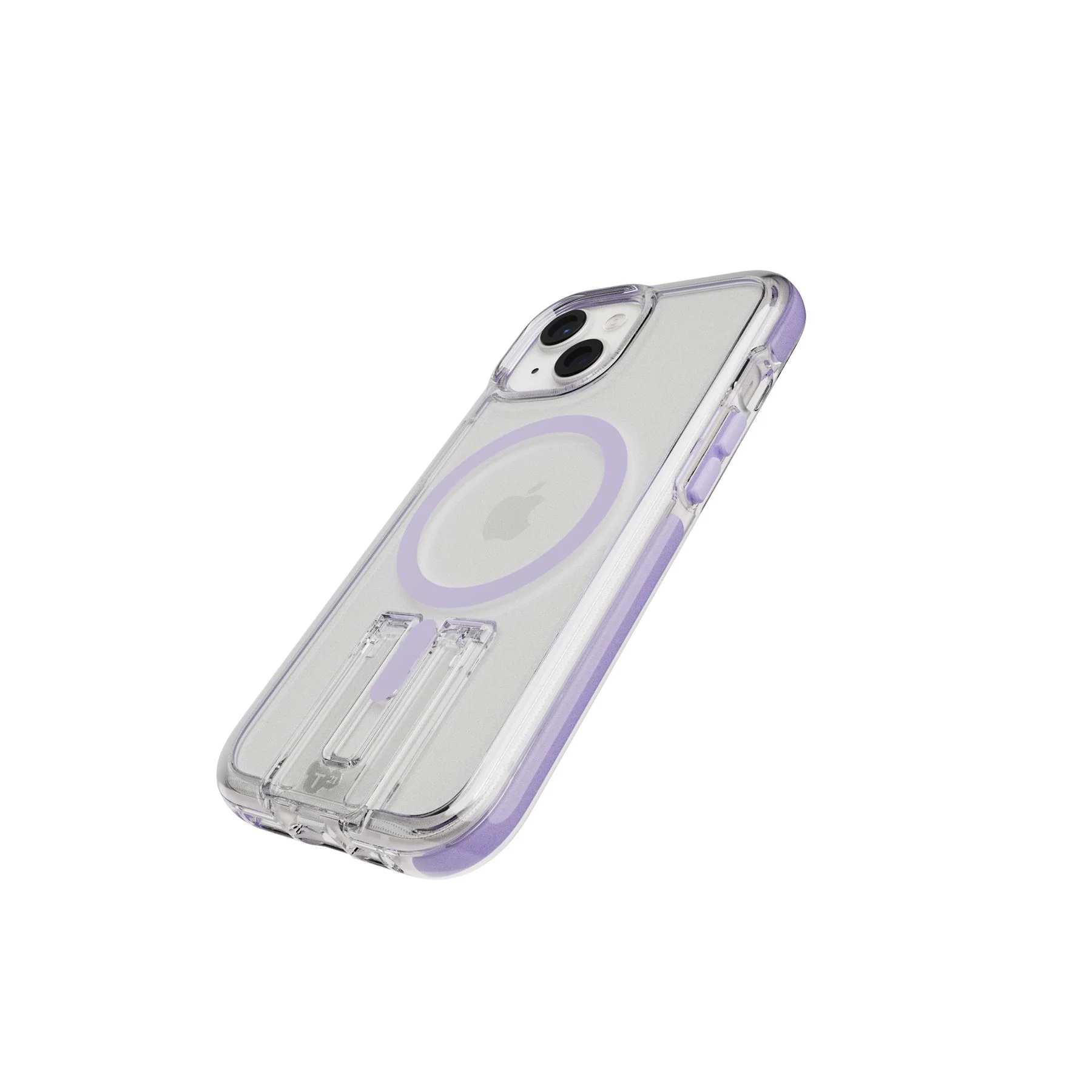 EvoCrystal Kick MagSafe - Apple iPhone 17e/16e/15/14/13 Case - Clear/Lilac - Image 3