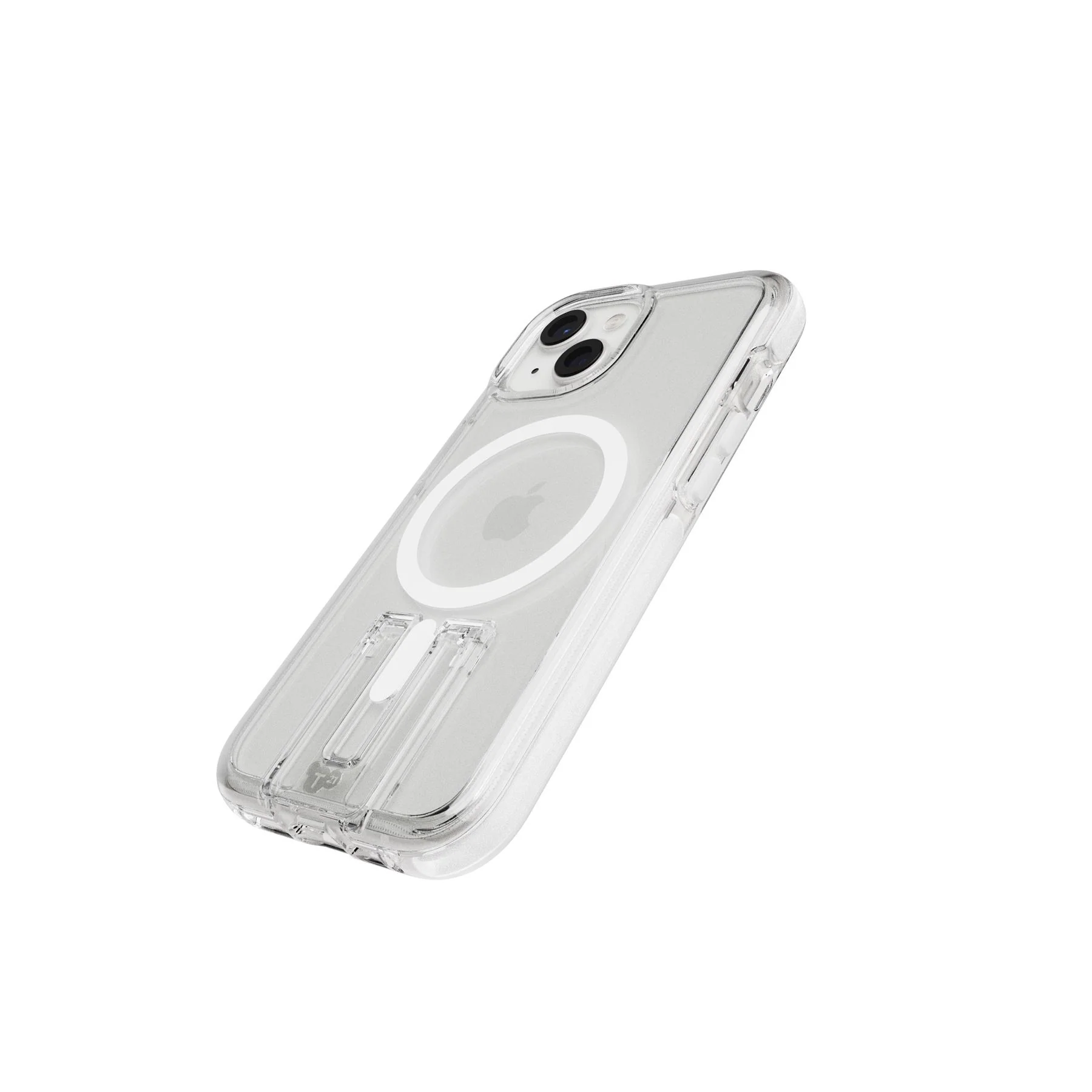 EvoCrystal Kick MagSafe - Apple iPhone 17e/16e/15/14/13 Case - Clear/White - Image 3