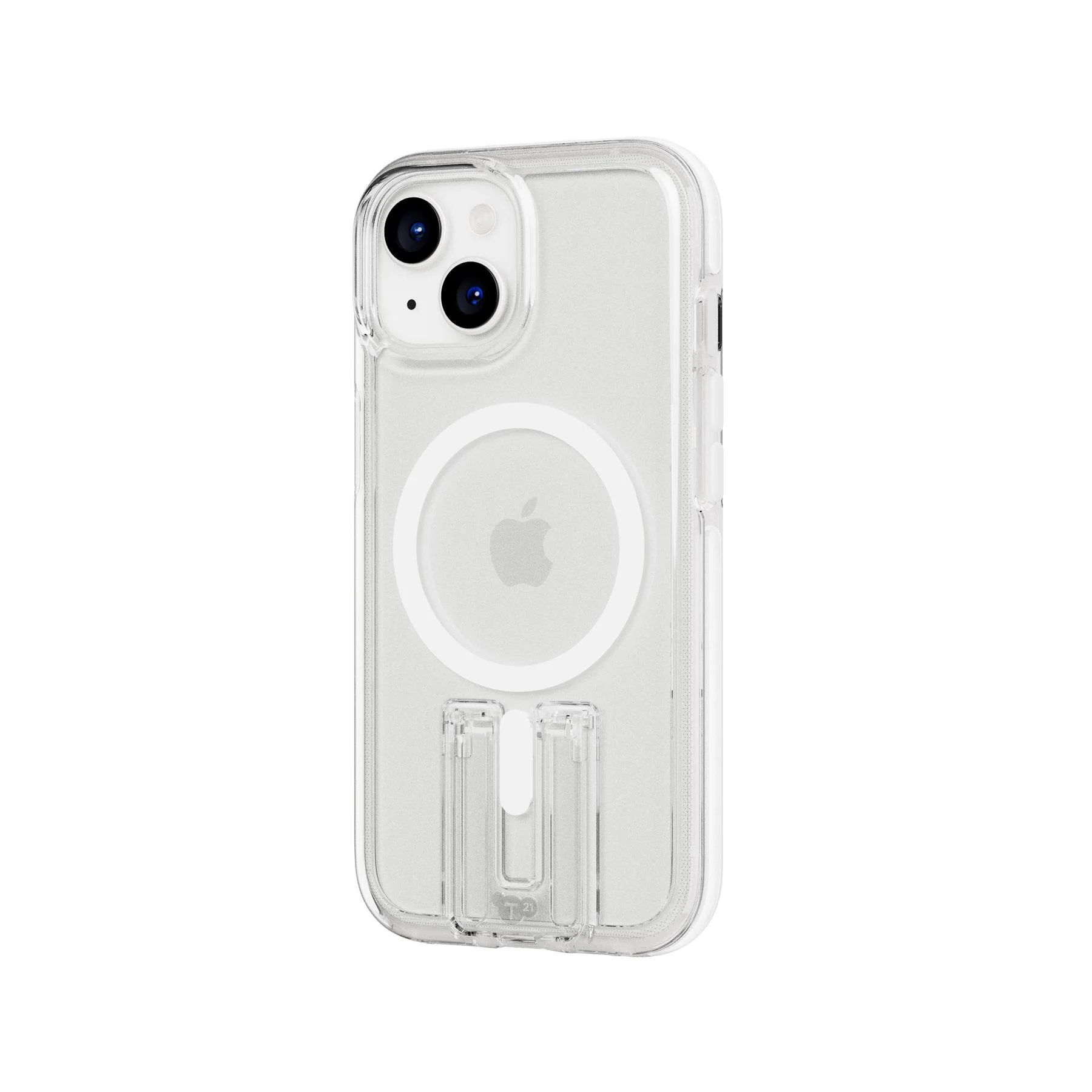 EvoCrystal Kick MagSafe - Apple iPhone 17e/16e/15/14/13 Case - Clear/White - Image 5