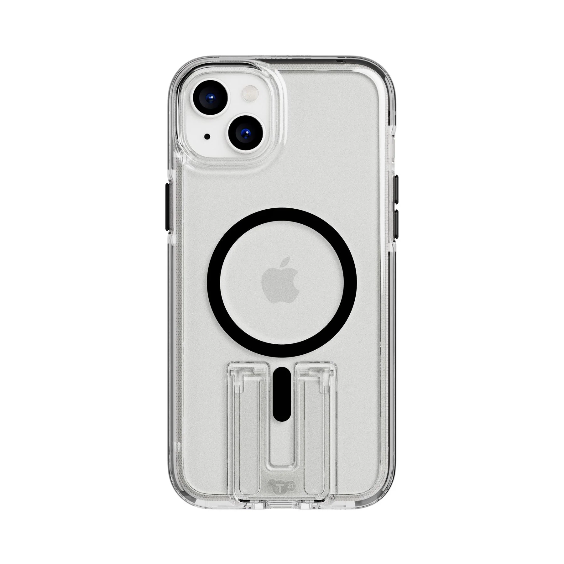 EvoCrystal Kick - Apple iPhone 15 Plus Case MagSafe Compatible - Clear Black