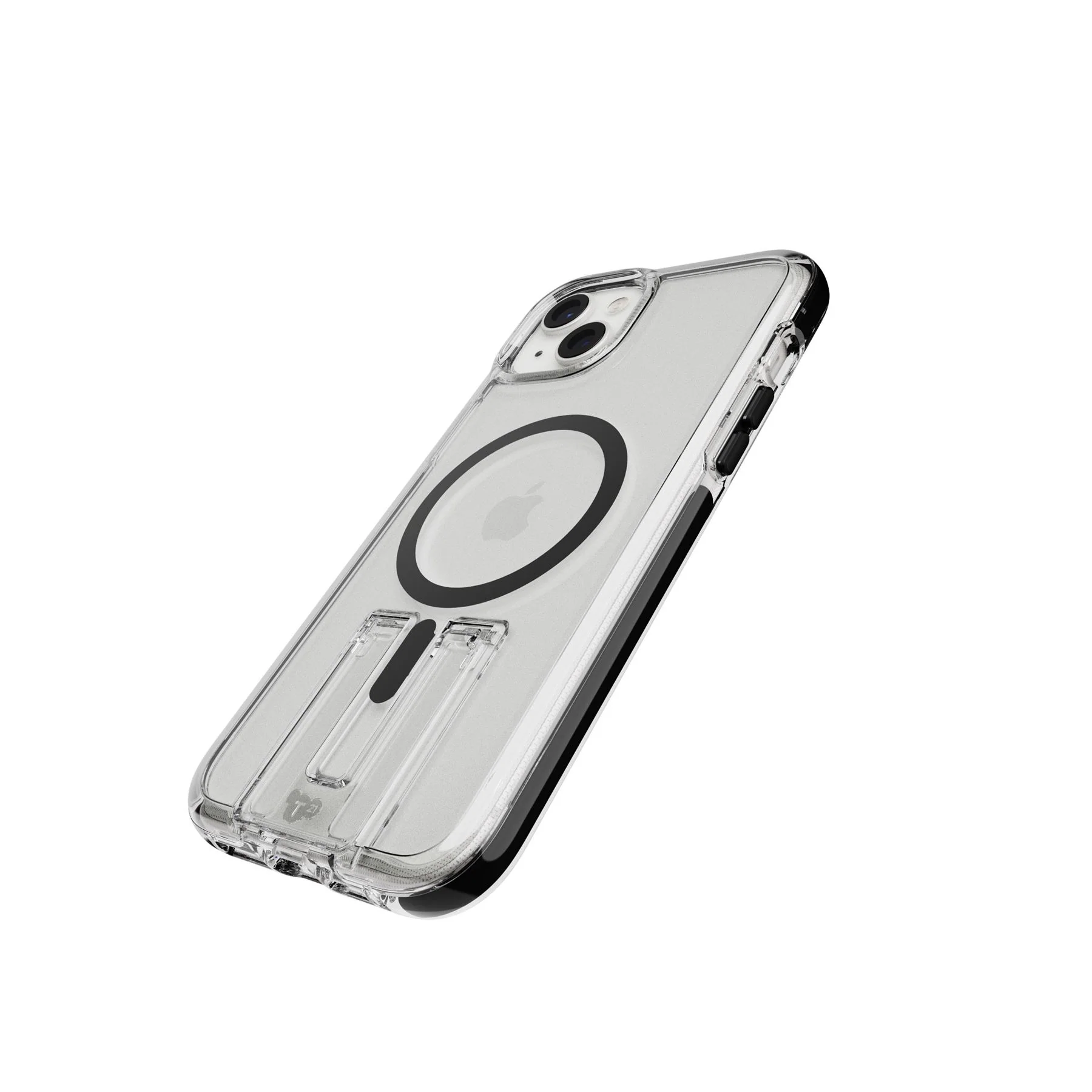 EvoCrystal Kick - Apple iPhone 15 Plus Case MagSafe Compatible - Clear Black - Image 3
