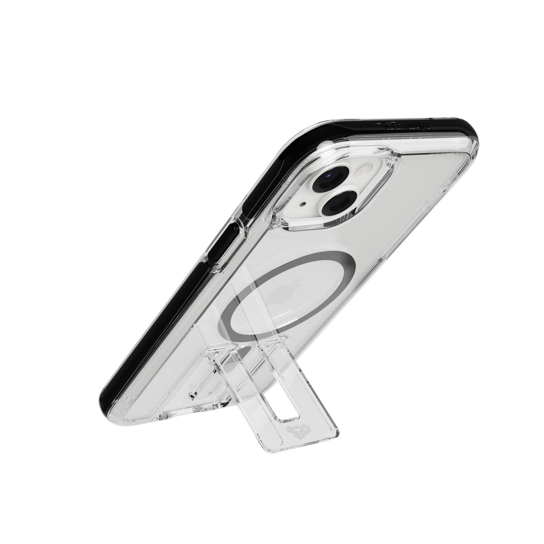 EvoCrystal Kick - Apple iPhone 15 Plus Case MagSafe Compatible - Clear Black - Image 8
