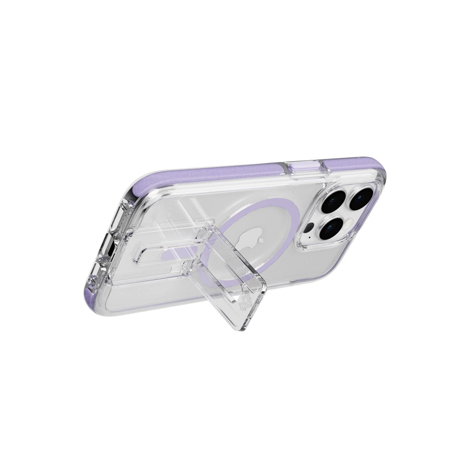 EvoCrystal Kick - Apple iPhone 15 Pro Case MagSafe Compatible - Lilac - Image 7