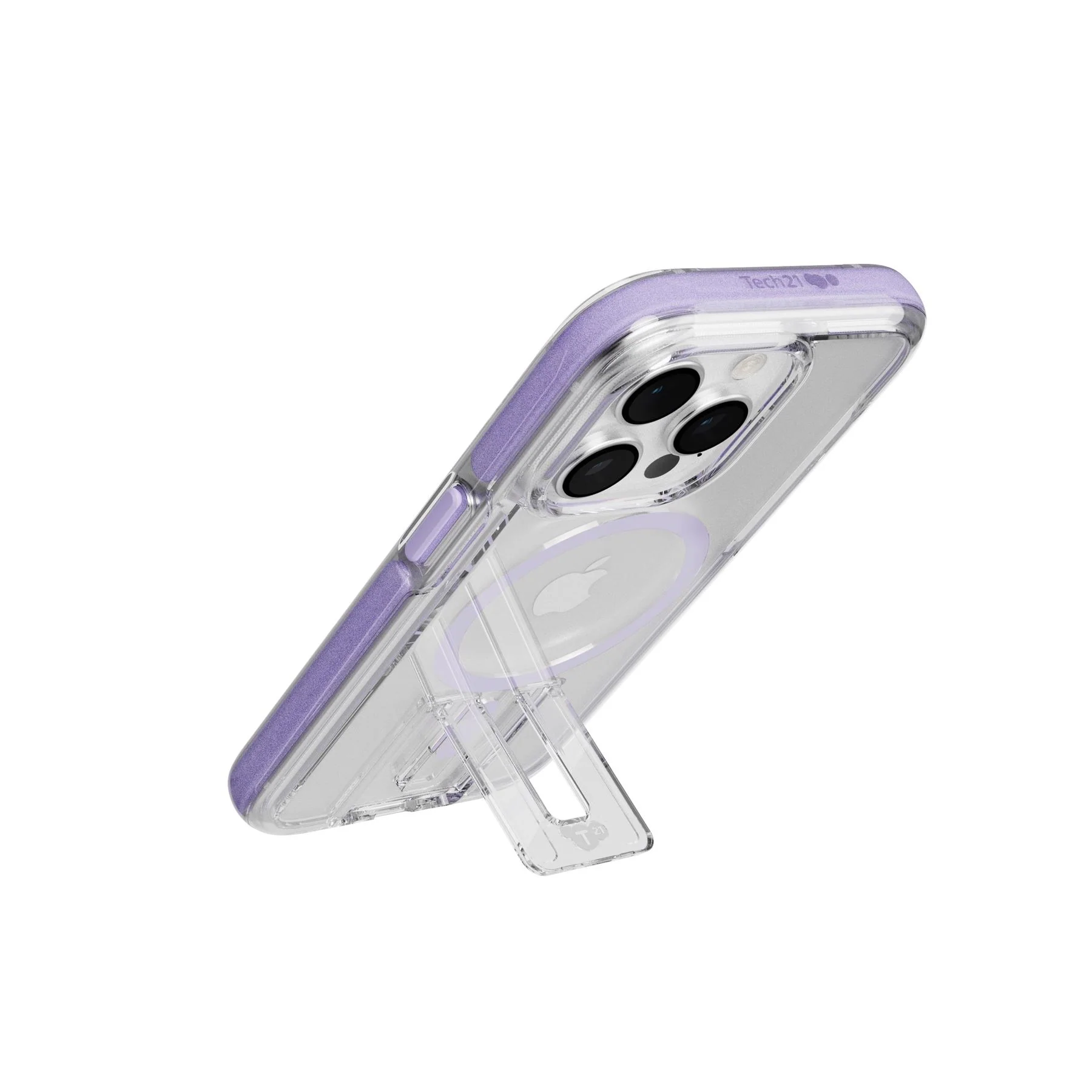 EvoCrystal Kick - Apple iPhone 15 Pro Case MagSafe Compatible - Lilac - Image 8