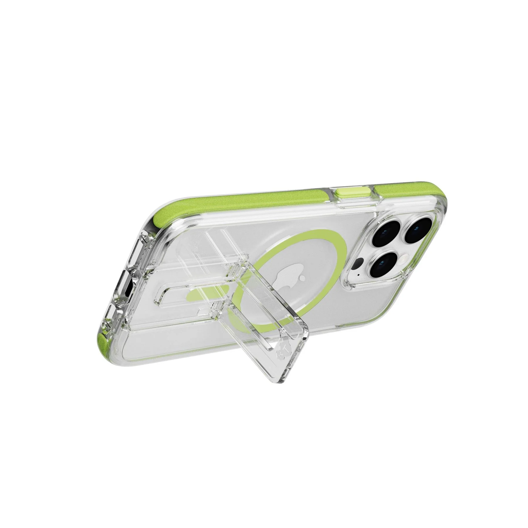 EvoCrystal Kick - Apple iPhone 15 Pro Case MagSafe Compatible - Lime - Image 7