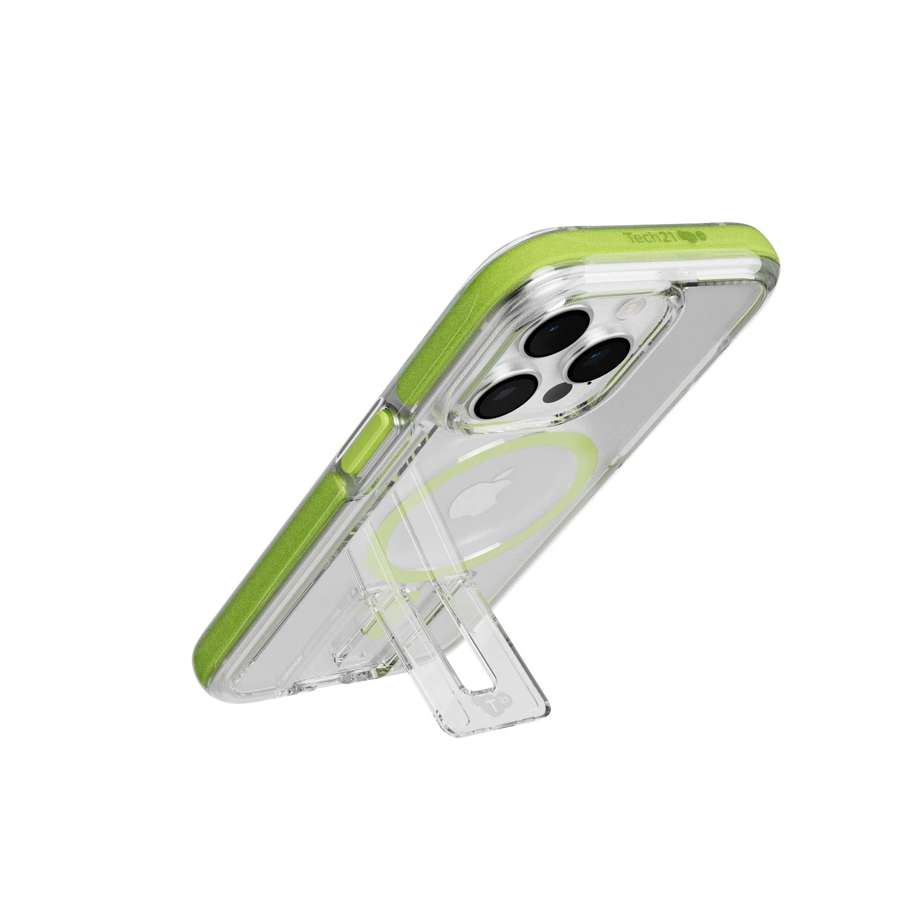 EvoCrystal Kick - Apple iPhone 15 Pro Case MagSafe Compatible - Lime - Image 8