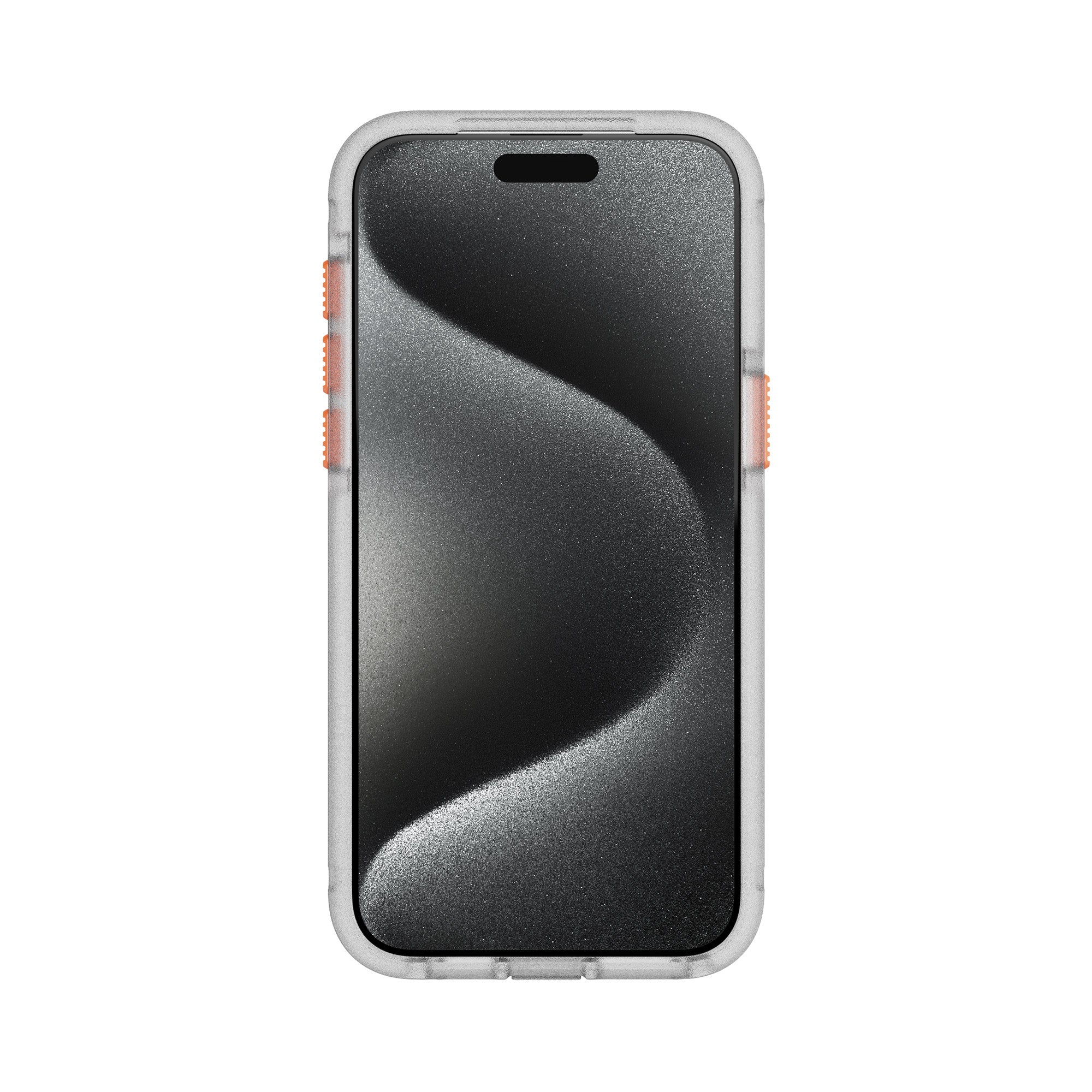 EvoMax MagSafe - Apple iPhone 15 Pro Max Case - Clear/Vivid Orange - Image 2