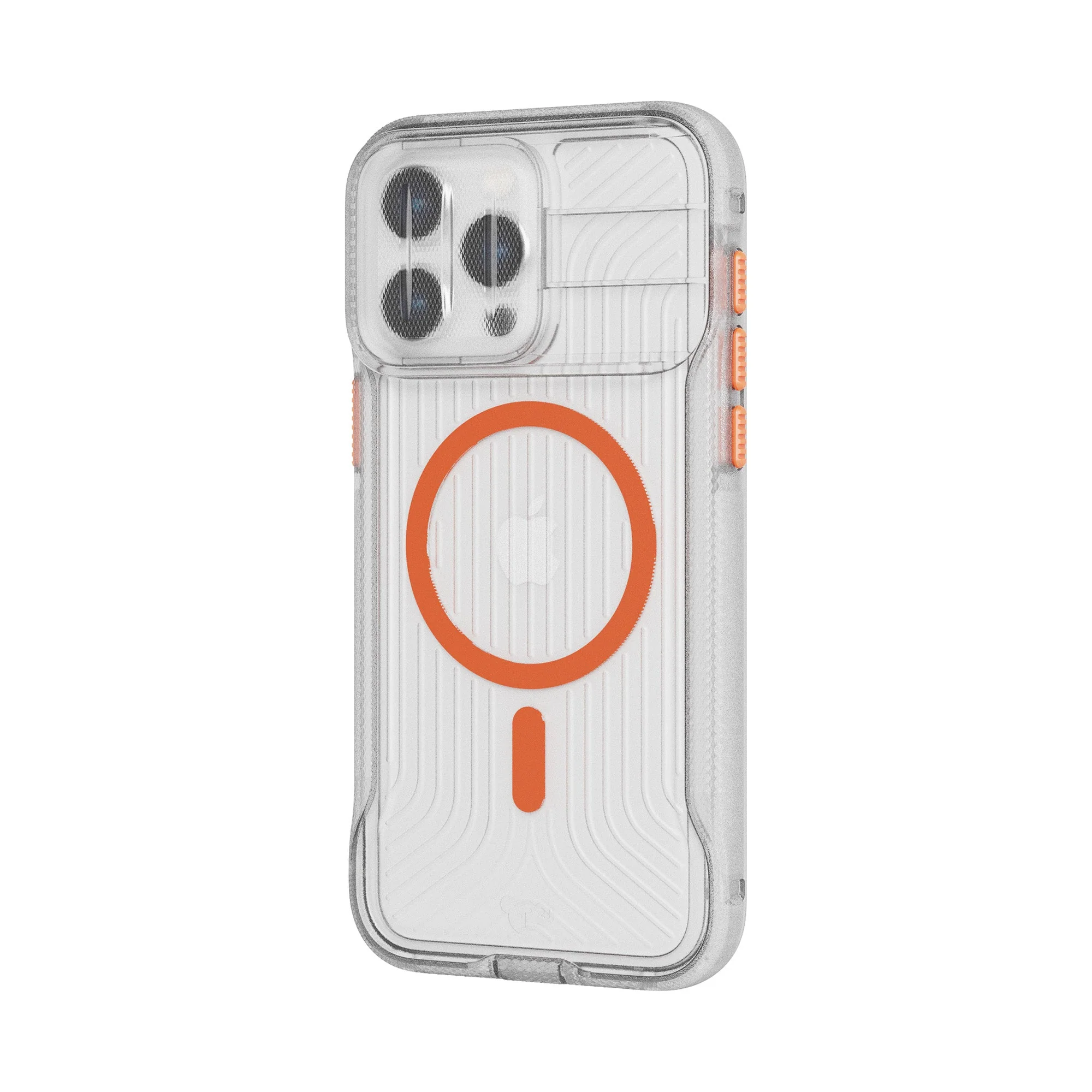 EvoMax MagSafe - Apple iPhone 15 Pro Max Case - Clear/Vivid Orange - Image 5