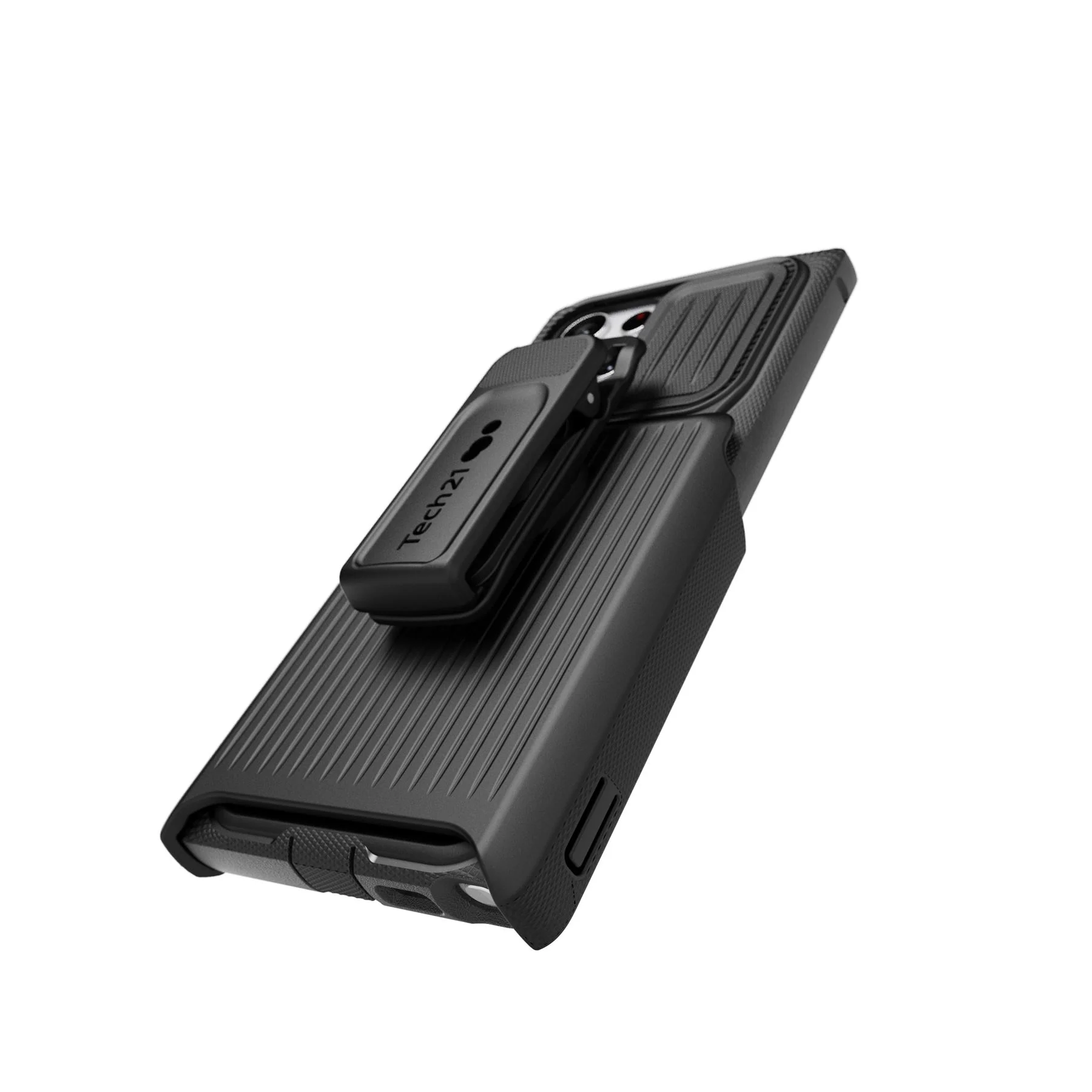 EvoMax - Samsung Galaxy S22 Ultra Case with Holster - Black - Image 3