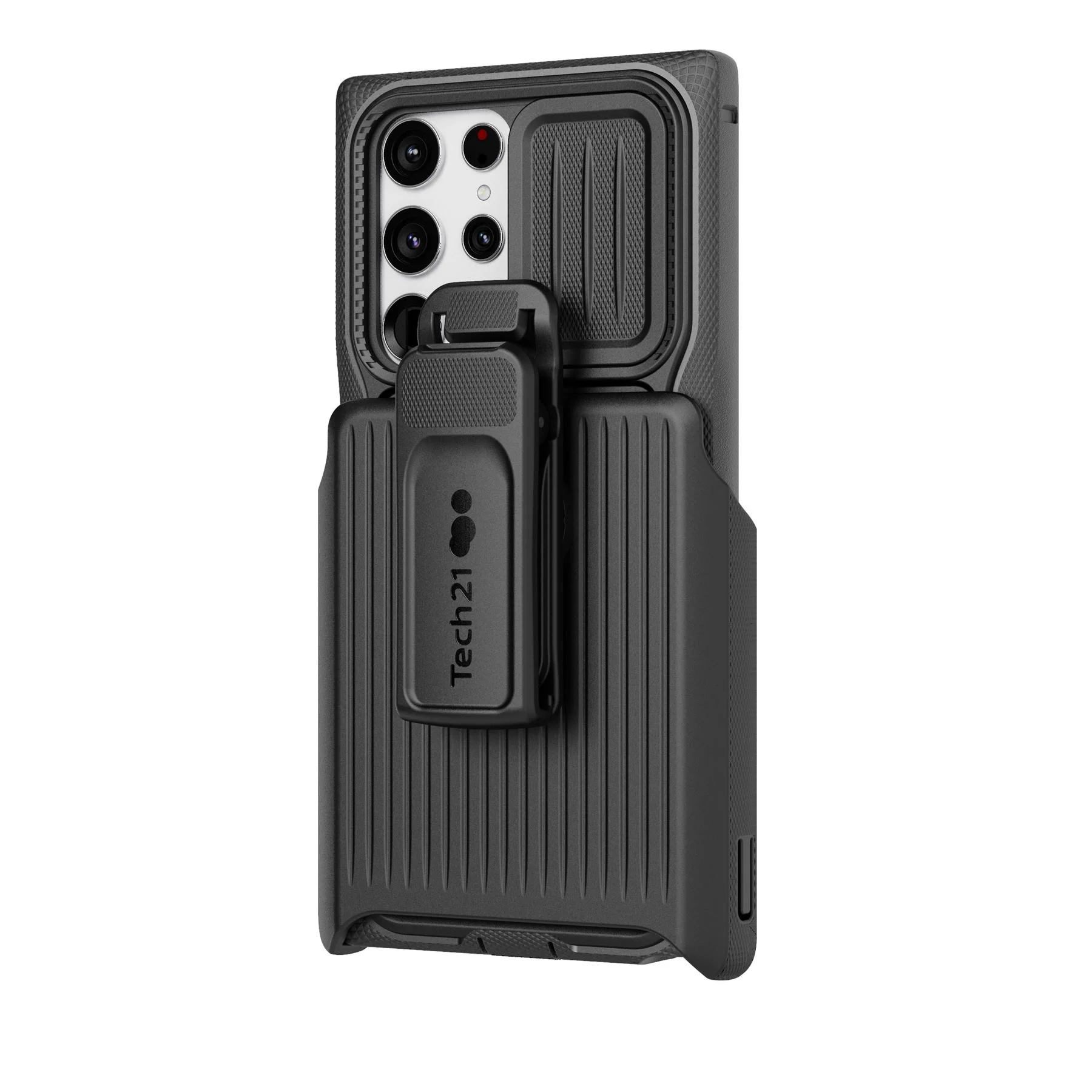 EvoMax - Samsung Galaxy S22 Ultra Case with Holster - Black - Image 5