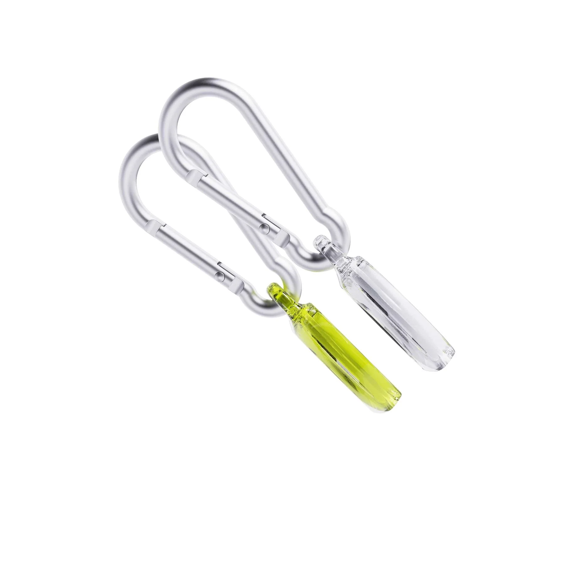 EvoPop - Apple AirTag Case Bundle (x2) - Cyber Lime & Clear - Image 4