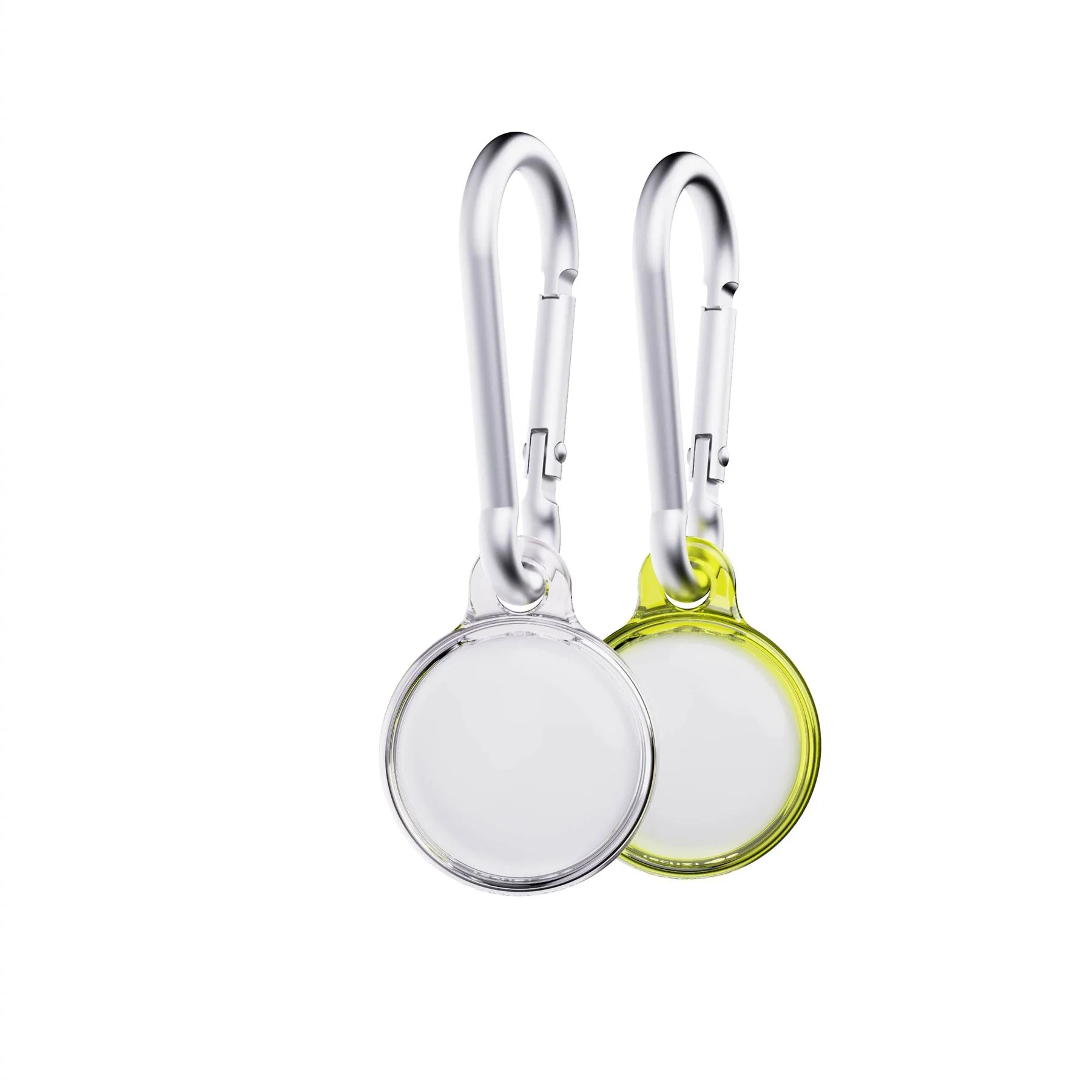 EvoPop - Apple AirTag Case Bundle (x2) - Cyber Lime & Clear - Image 6