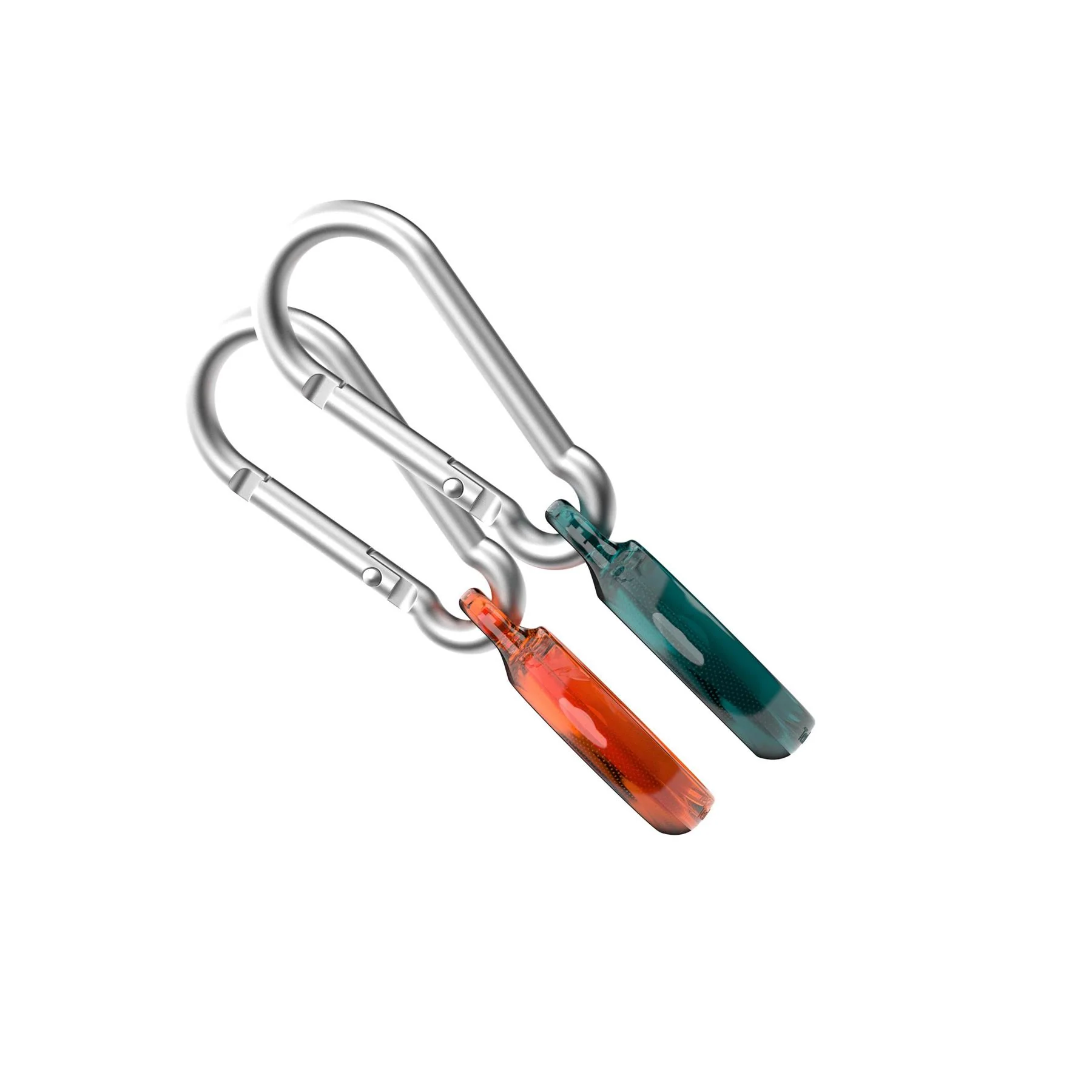 EvoPop - Apple AirTag Case Bundle (x2) - Tangerine and Verdigris - Image 4