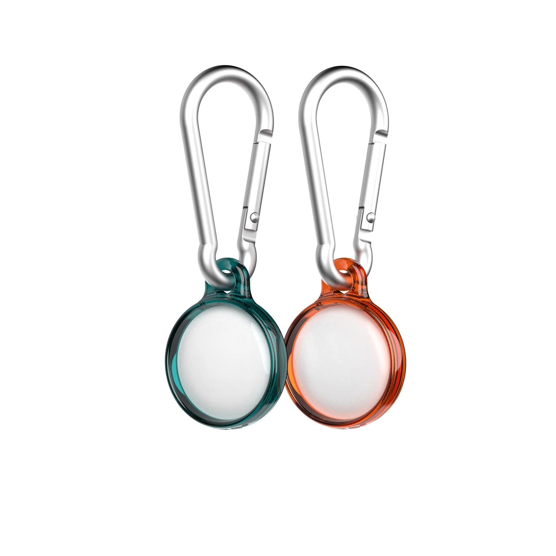 EvoPop - Apple AirTag Case Bundle (x2) - Tangerine and Verdigris - Image 6