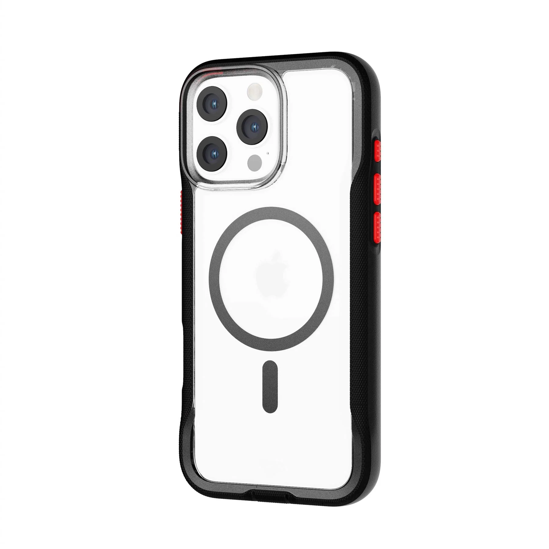 EvoPro - Apple iPhone 16 Pro Max Case MagSafe Compatible - Clear/Black - Image 5