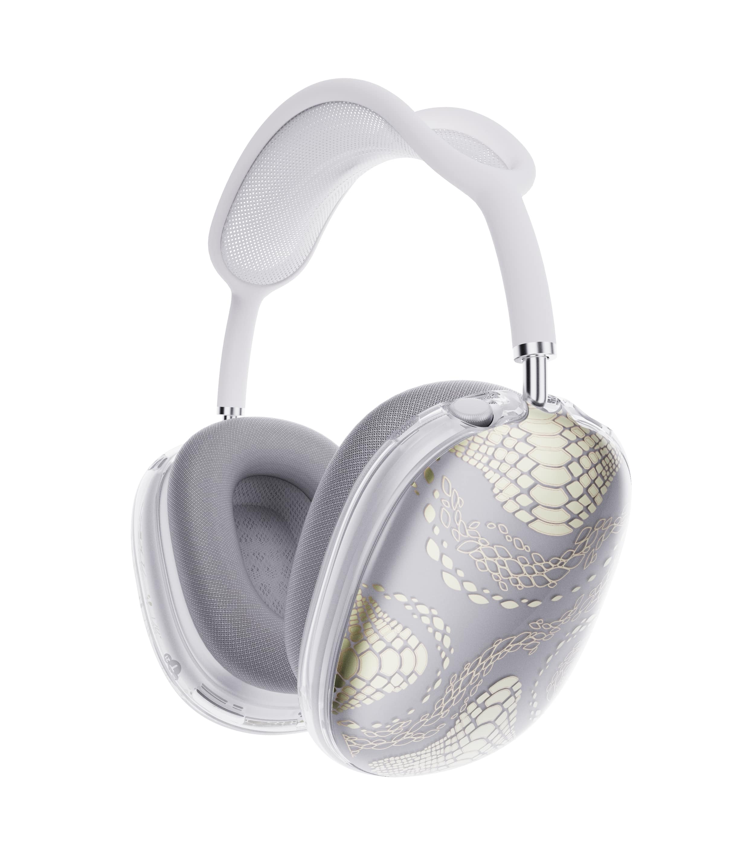 EvoArt - Apple AirPods Max Covers - Lunar Snake Gold - Image 5