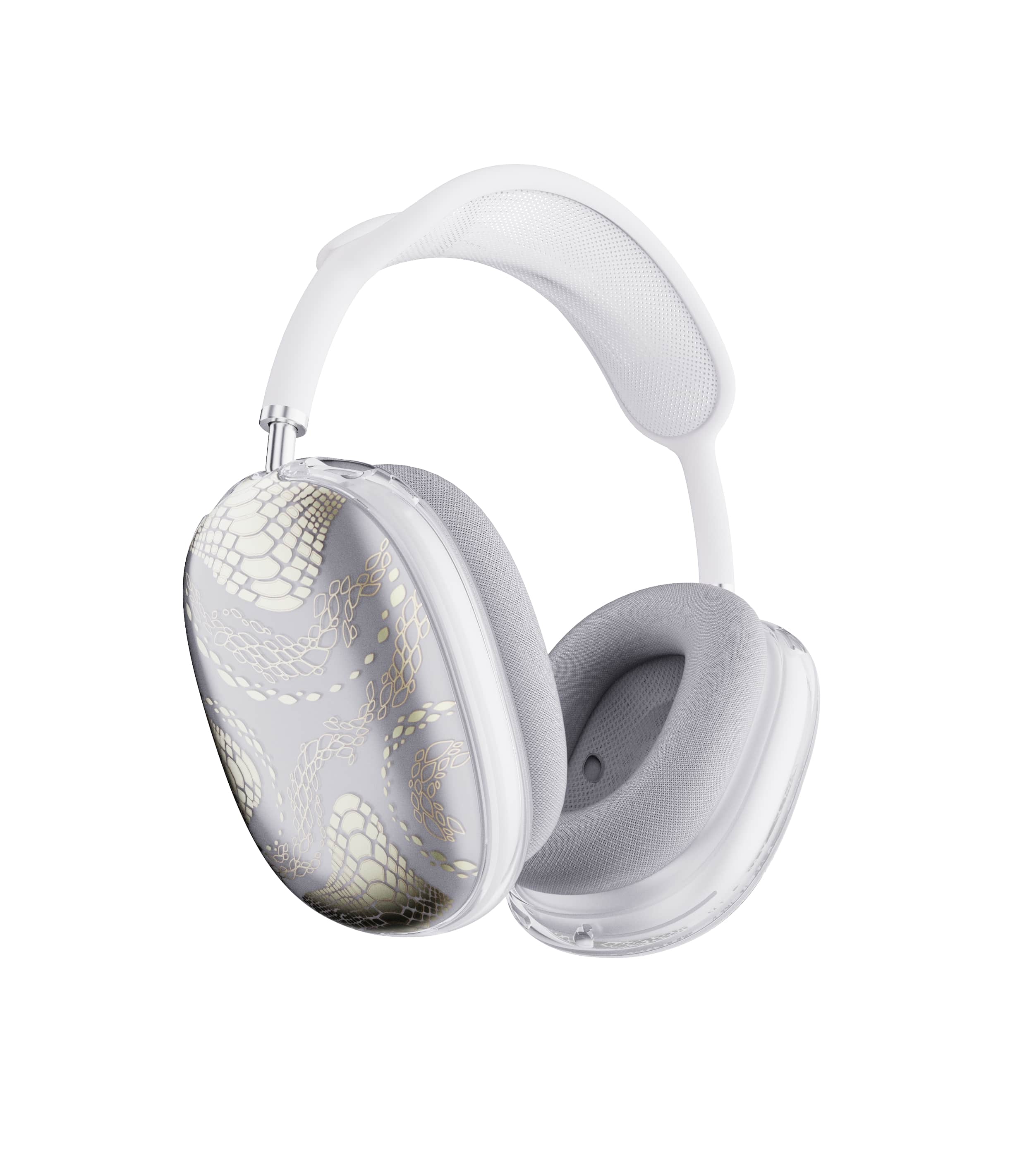 EvoArt - Apple AirPods Max Covers - Lunar Snake Gold - Image 6