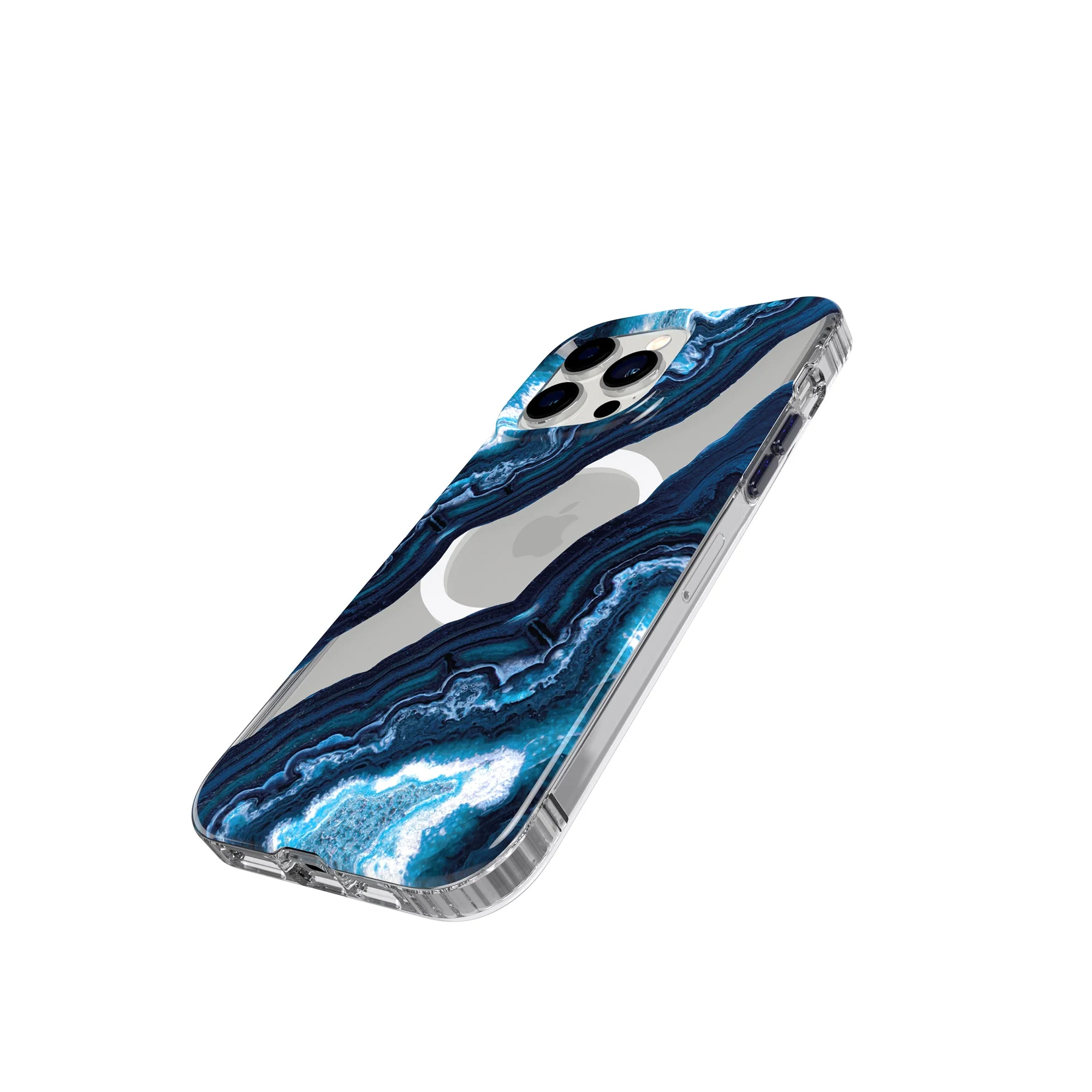EvoArt - Apple IPhone 14 Pro Max Case MagSafe Compatible - Clear/Midnight Quartz - Image 3