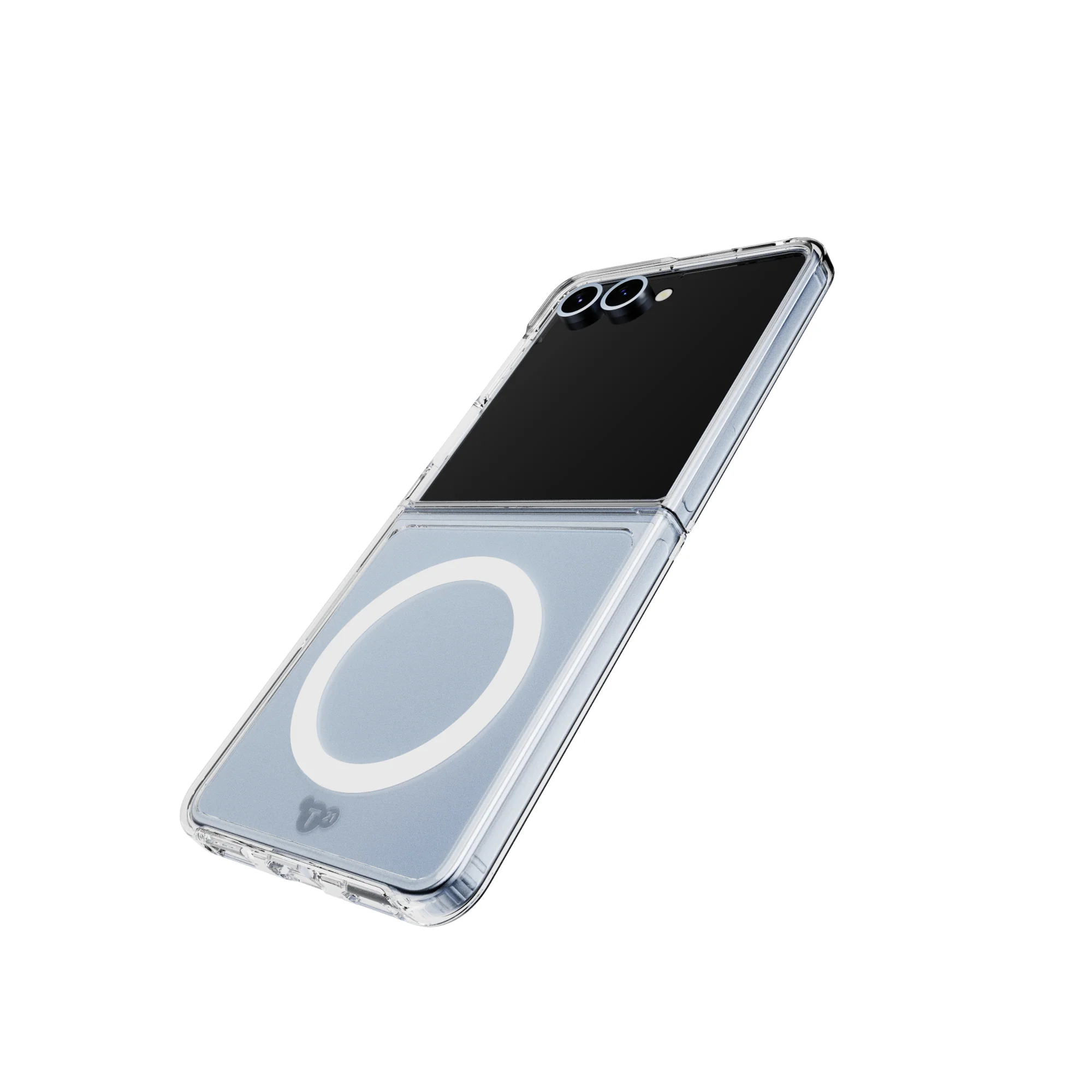 EvoClear - Samsung Galaxy Z Flip7 Case with Magnets - Clear - Image 3