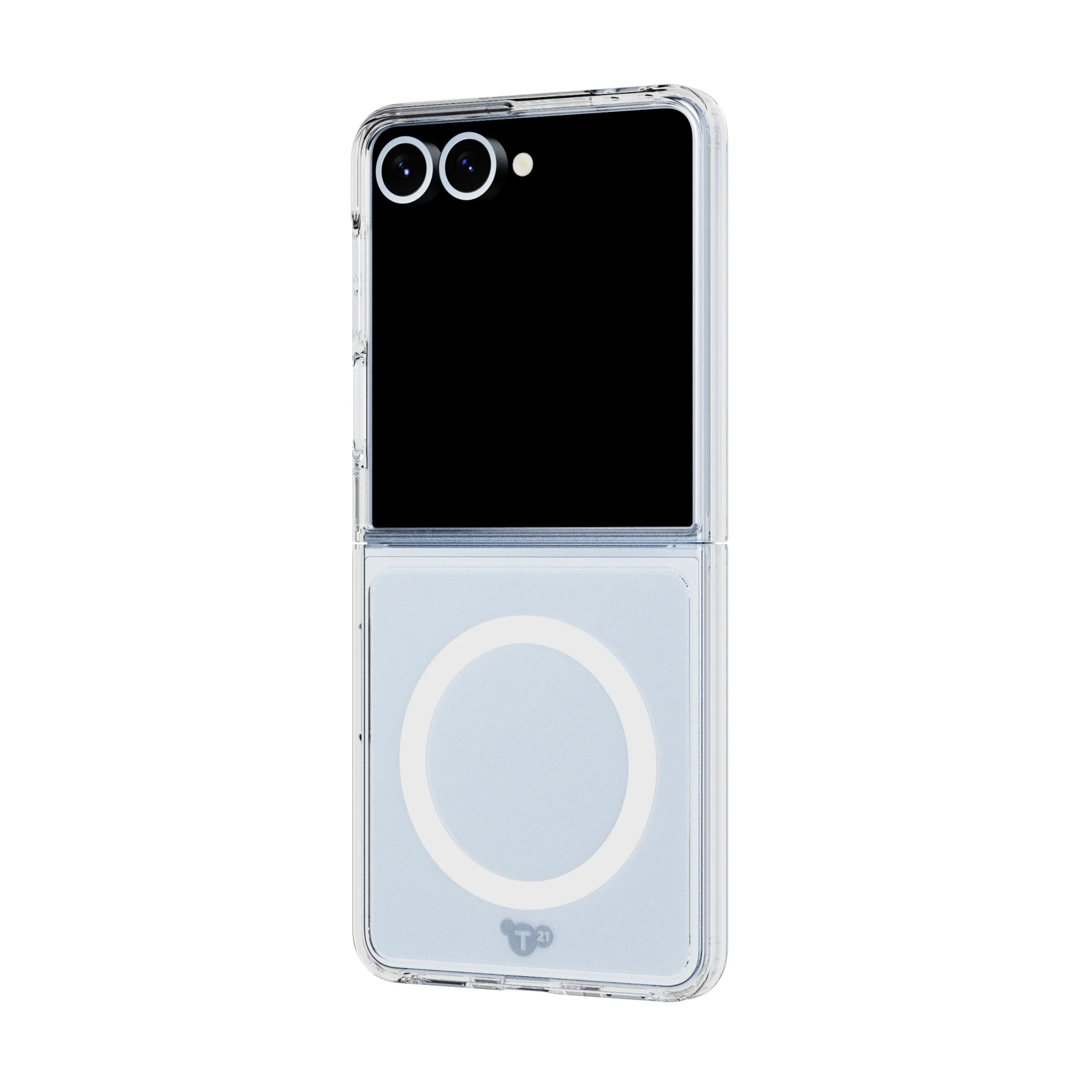 EvoClear - Samsung Galaxy Z Flip7 Case with Magnets - Clear - Image 5