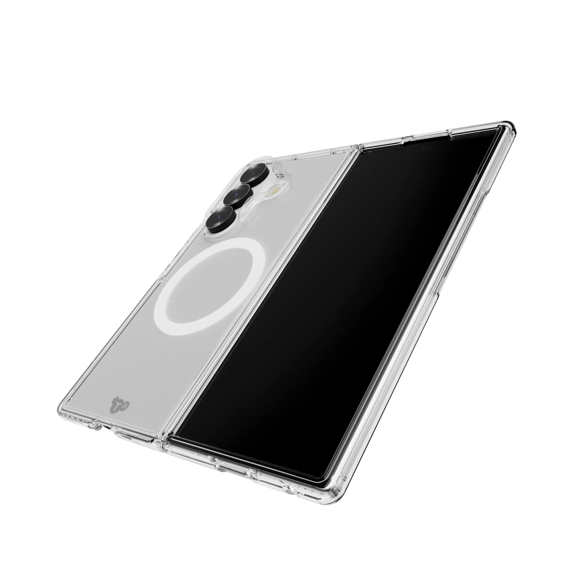 EvoClear - Samsung Galaxy Z Fold7 Case with Magnets - Clear - Image 3