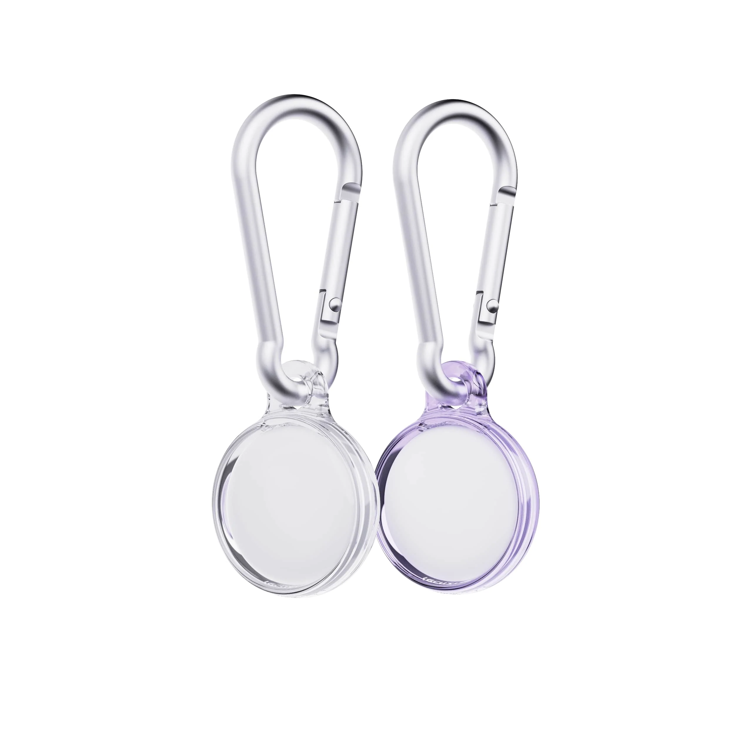 EvoPop - Apple AirTag Case Bundle (x2) - Diamond Dust & Clear - Image 5