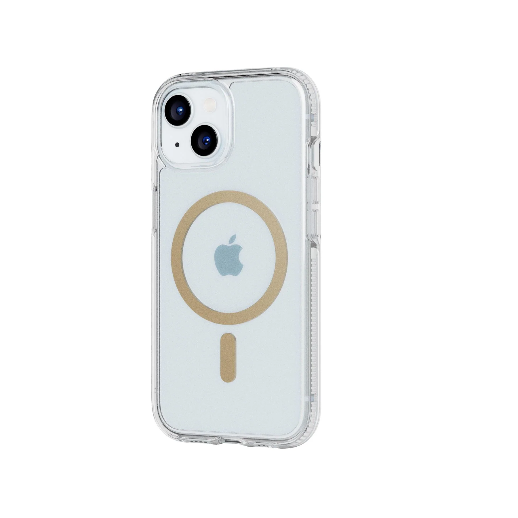 FlexQuartz MagSafe - Apple iPhone 17e/16e/15/14/13 Case - Clear/Gold - Image 5