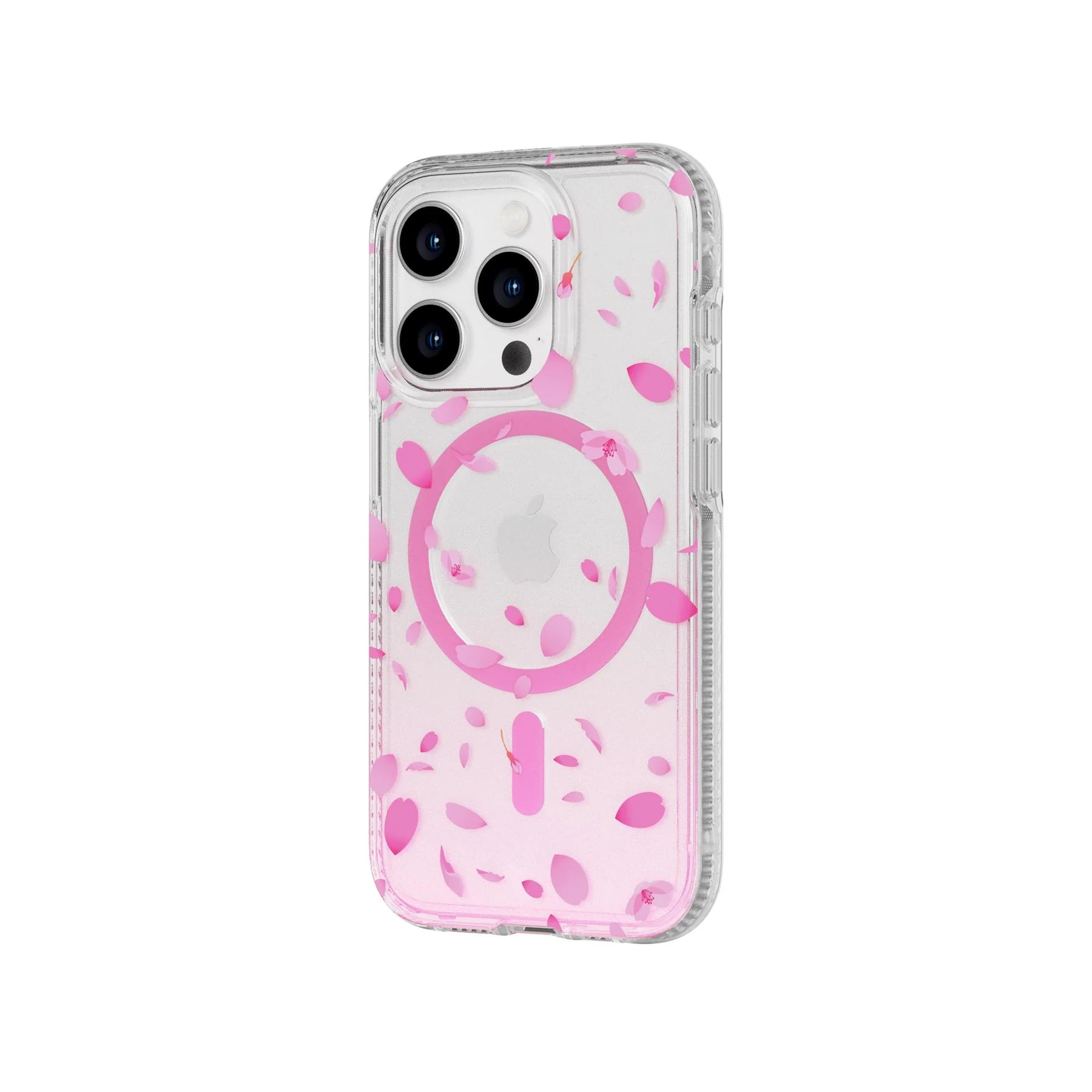 FlexQuartz Apple iPhone 15 Pro Case MagSafe Compatible - Cherry Blossom - Image 5