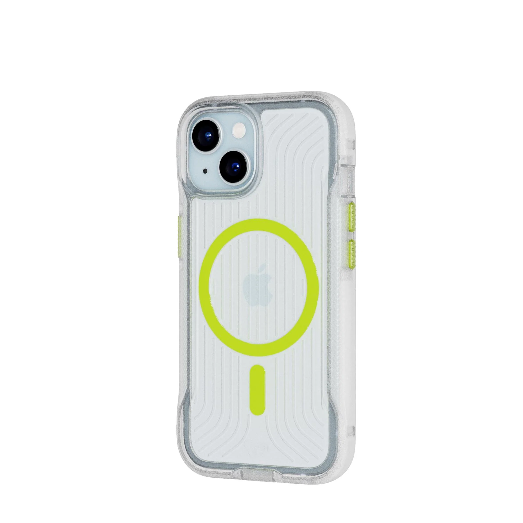 FlexPro MagSafe - Apple iPhone 17e/16e/15/14/13 Case - Clear/Neon (Glow-in-the-Dark) - Image 6