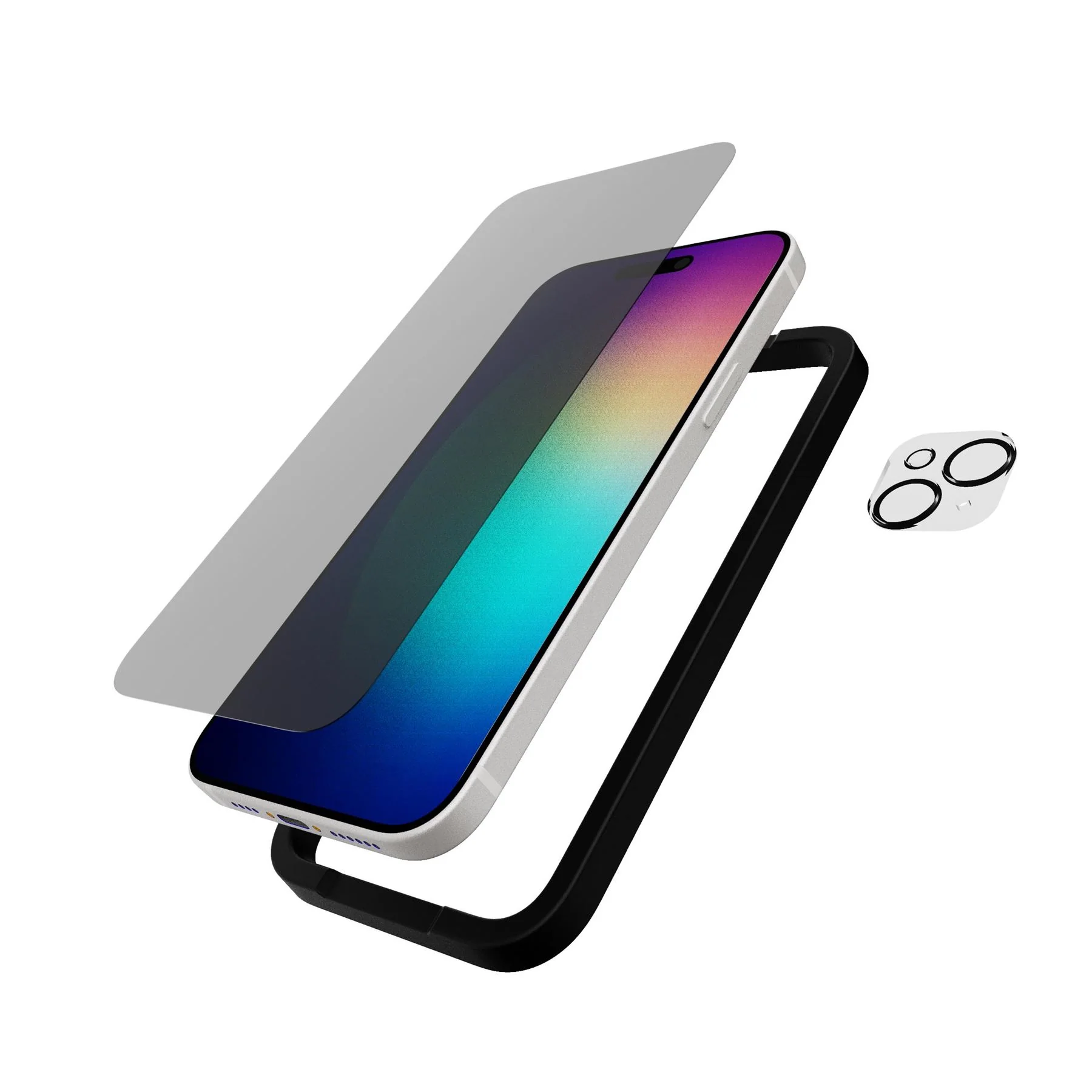 ImpactGlass - Apple iPhone 15 Plus Privacy Screen with Camera Protector - Image 4